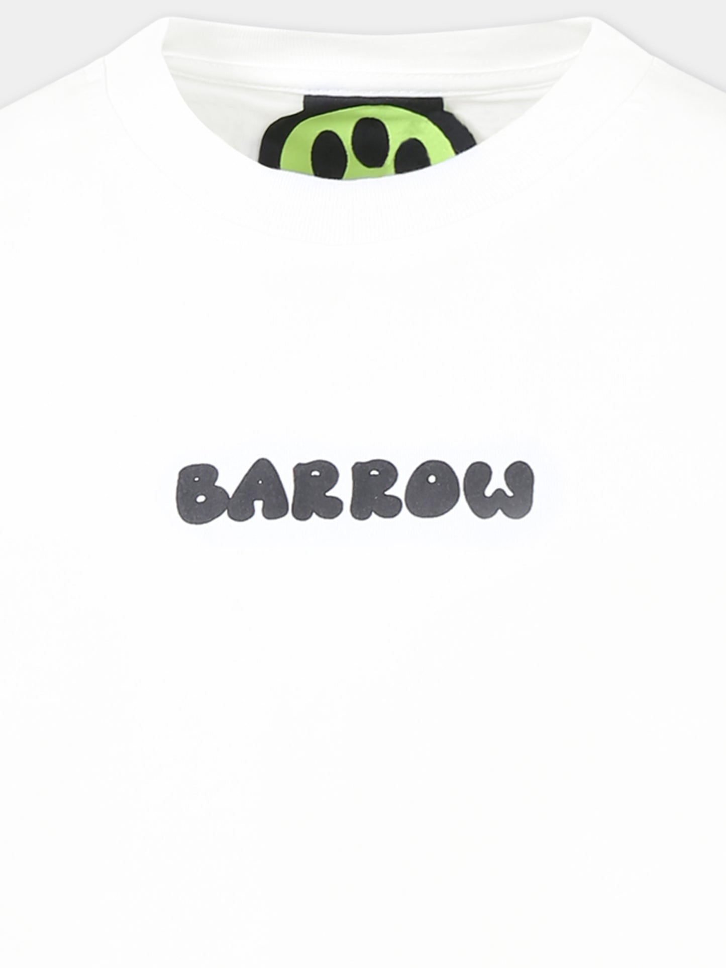 T-shirt blanc pour enfants avec logo