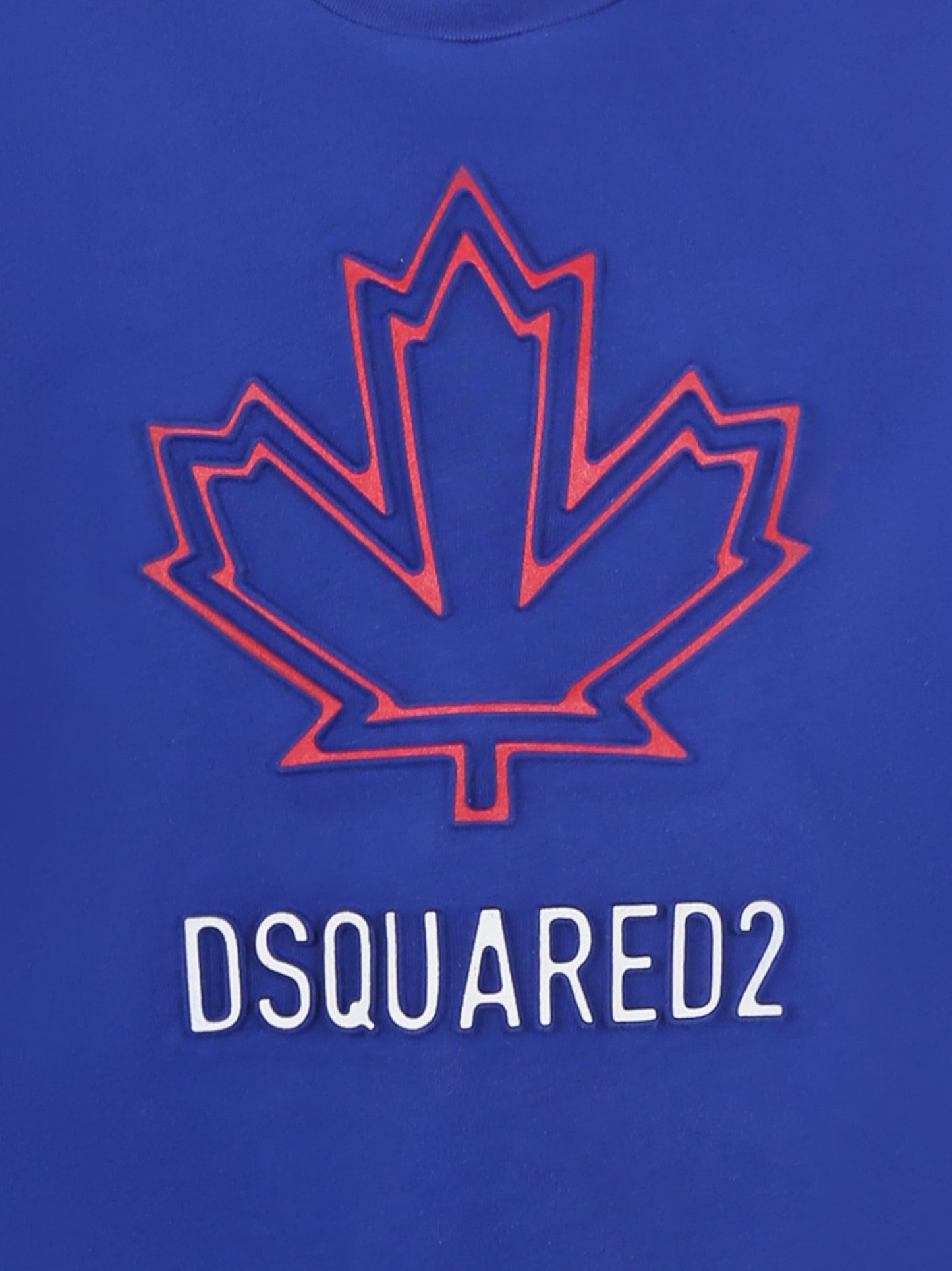 T-shirt bleu pour garçon avec logo