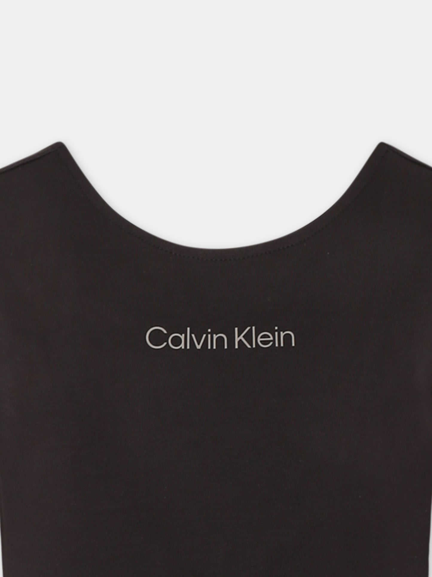 Vestito nero per bambina con logo,Calvin Klein Kids,25S CKIG0IG02908J IG0IG02908 BEH