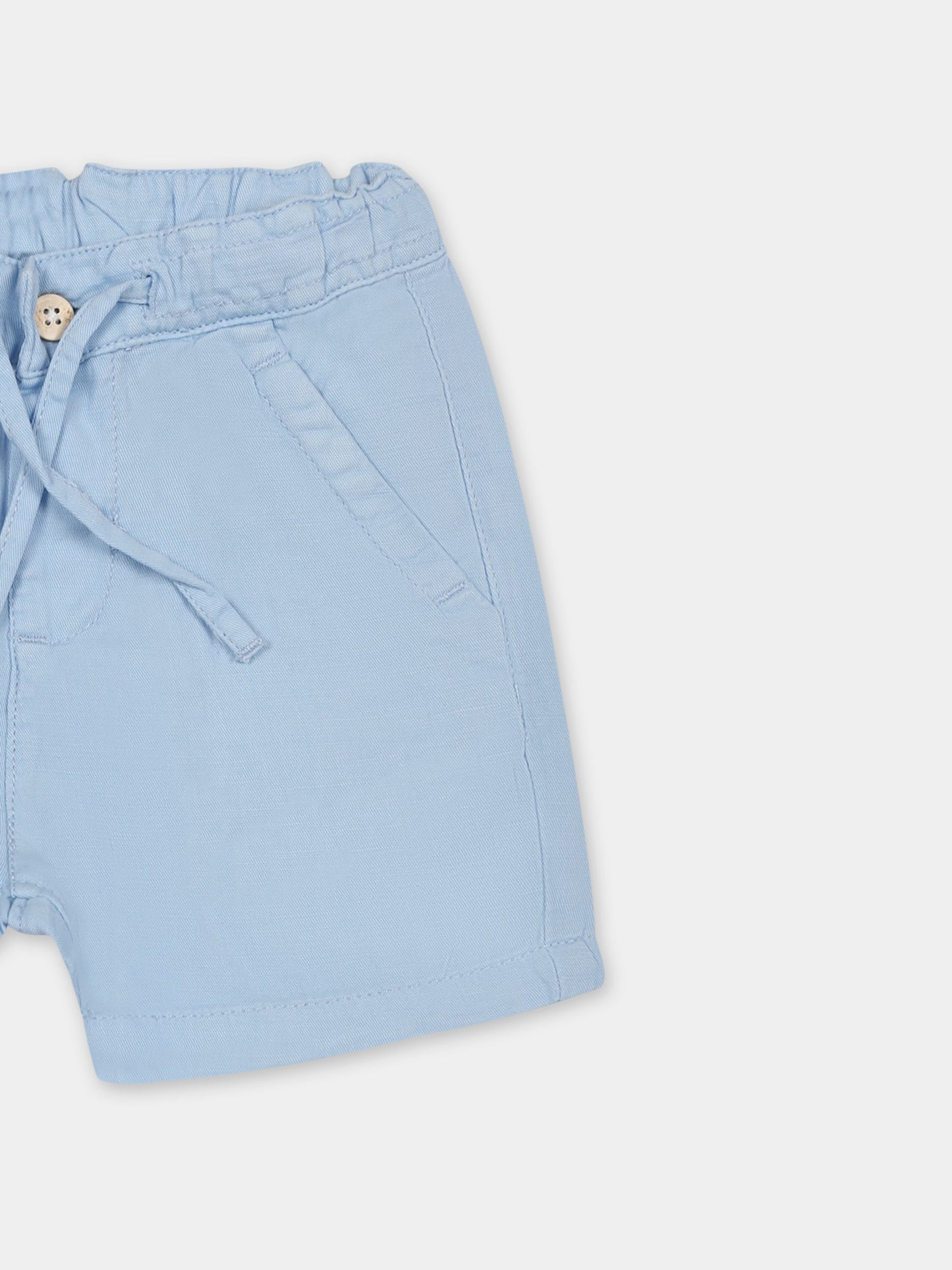 Short bleu clair pour bébé garçon