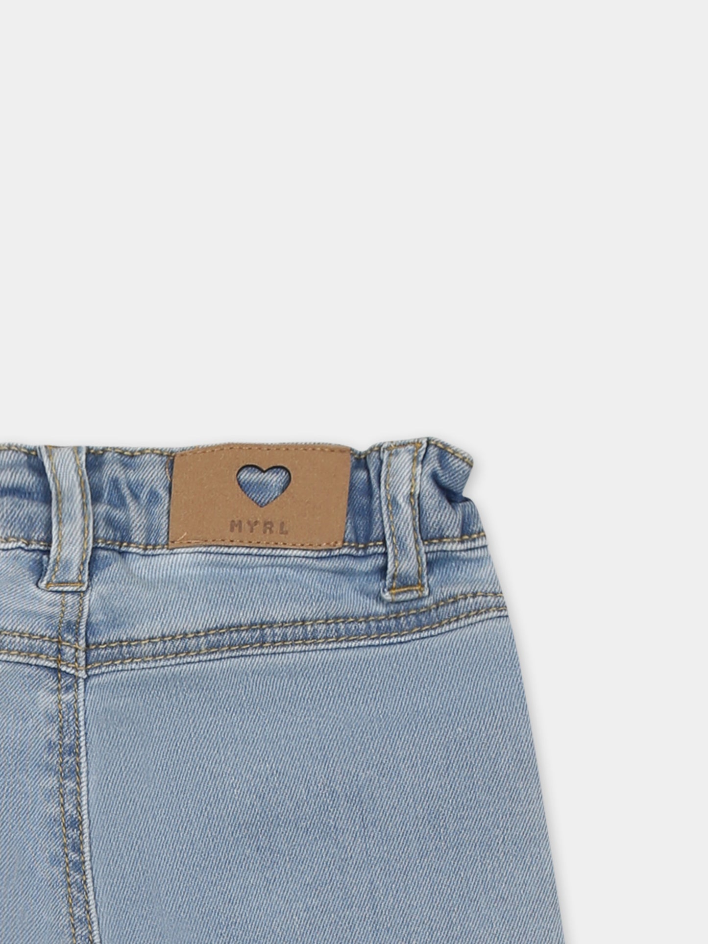 Jean denim pour bébé fille