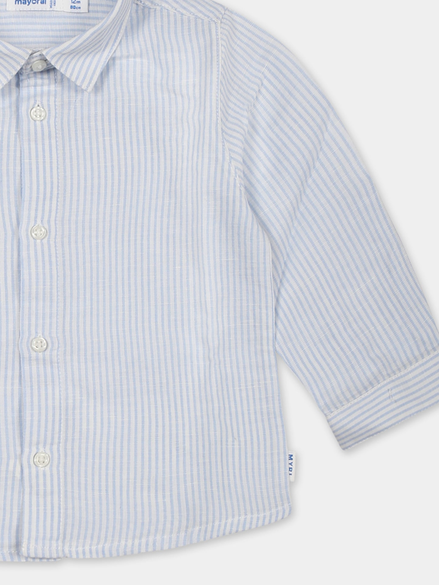 Camicia celeste per neonato,Mayoral,1116 087