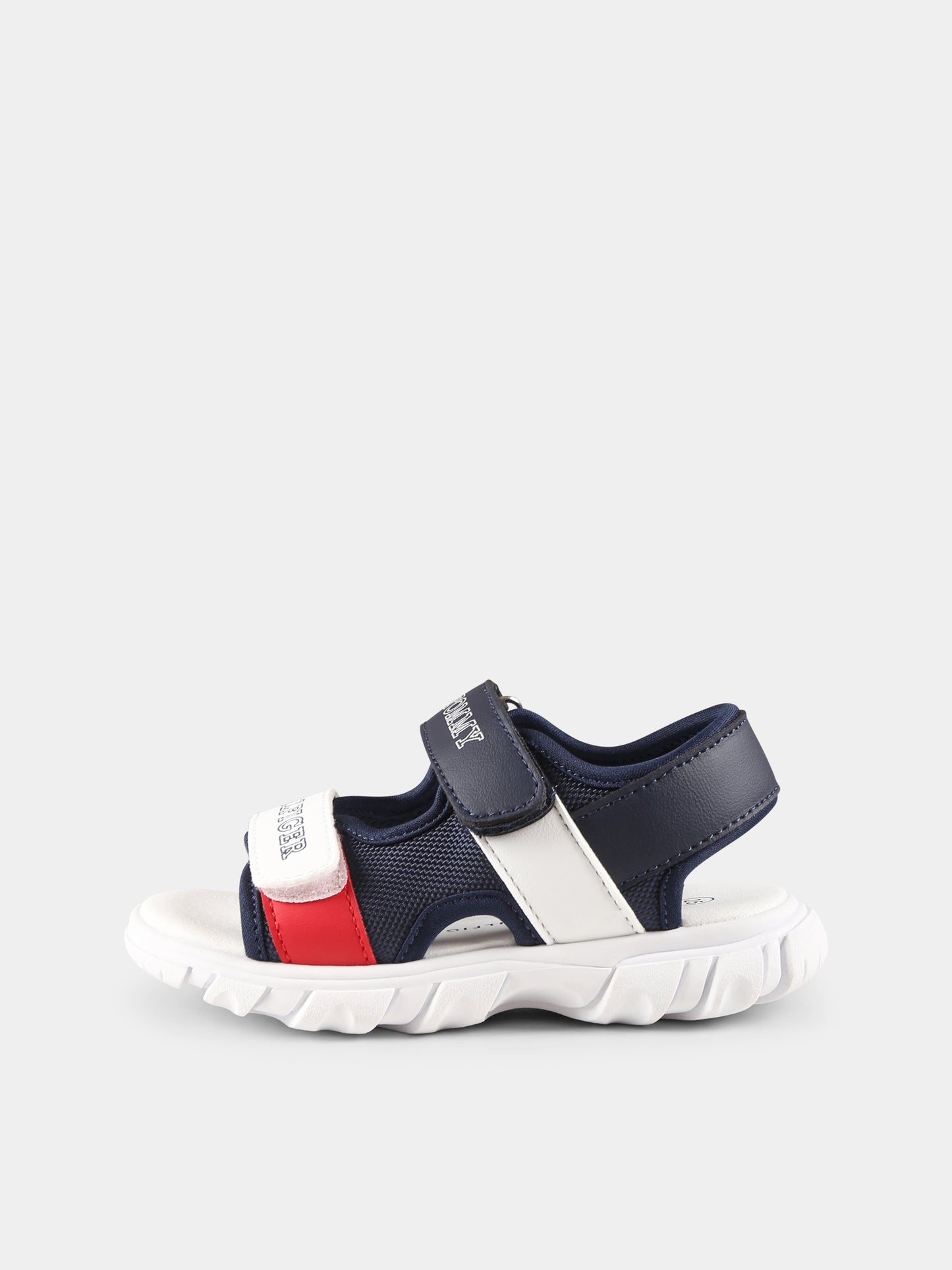 Sandali blu per bambino con logo,Tommy Hilfiger Junior,T1B2 33897 1591Y004