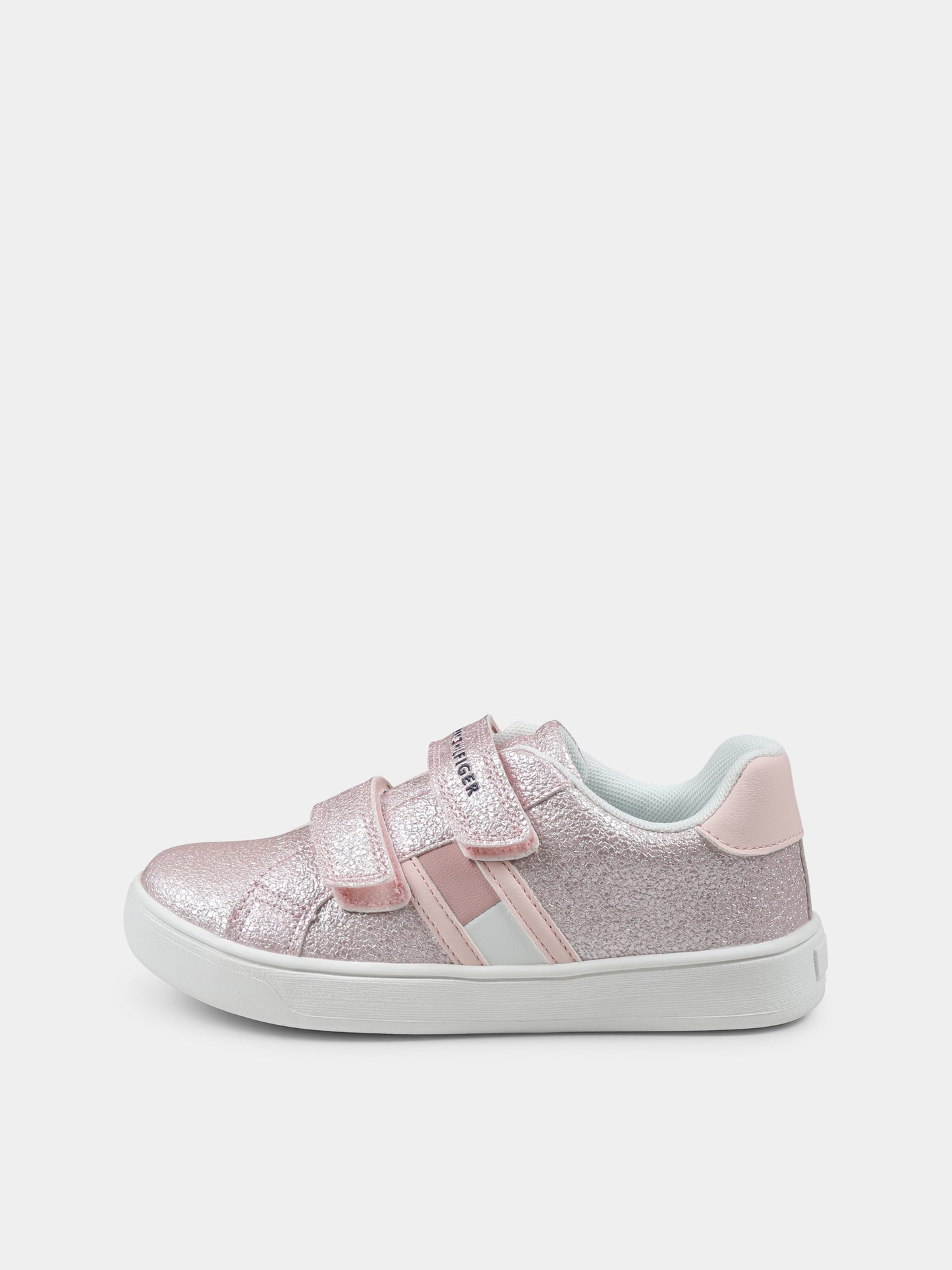 Sneakers rosa per bambina con logo,Tommy Hilfiger Junior,T1A9 33725 0745302