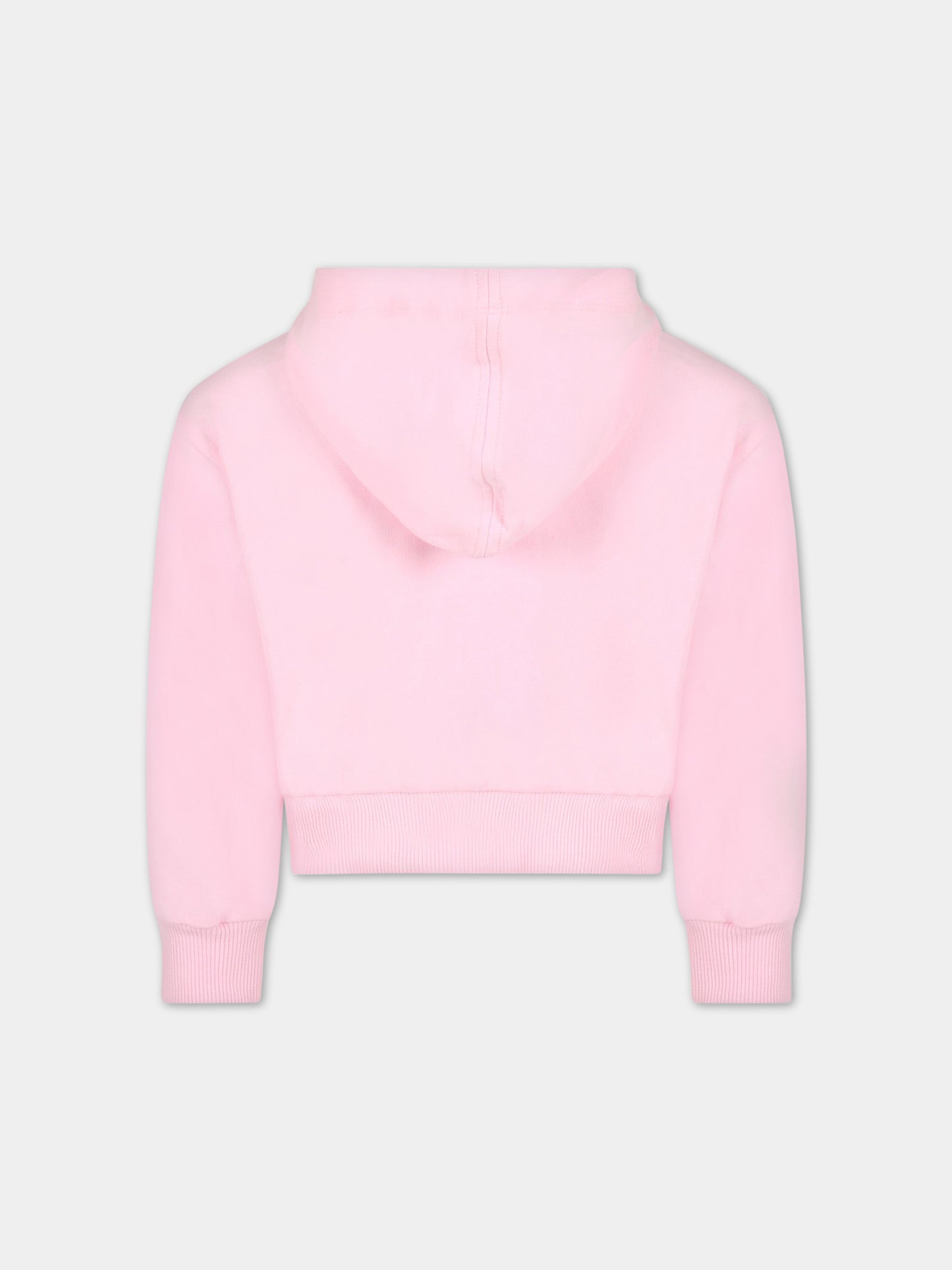 Felpa rosa per bambina con iconico occhiolino e stella,Chiara Ferragni Collection,51A802 1250 0090