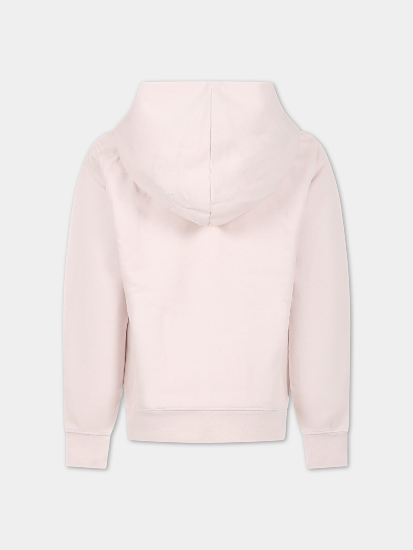 Felpa rosa con cappuccio per bambino,Zadig & Voltaire Kids,X25364 938