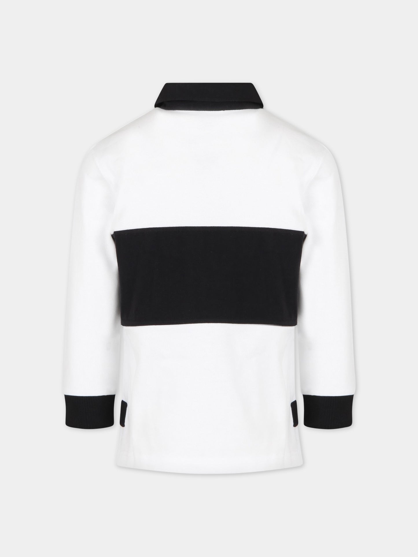 Polo bianca per bambino con logo,Givenchy Kids,H25420 10P