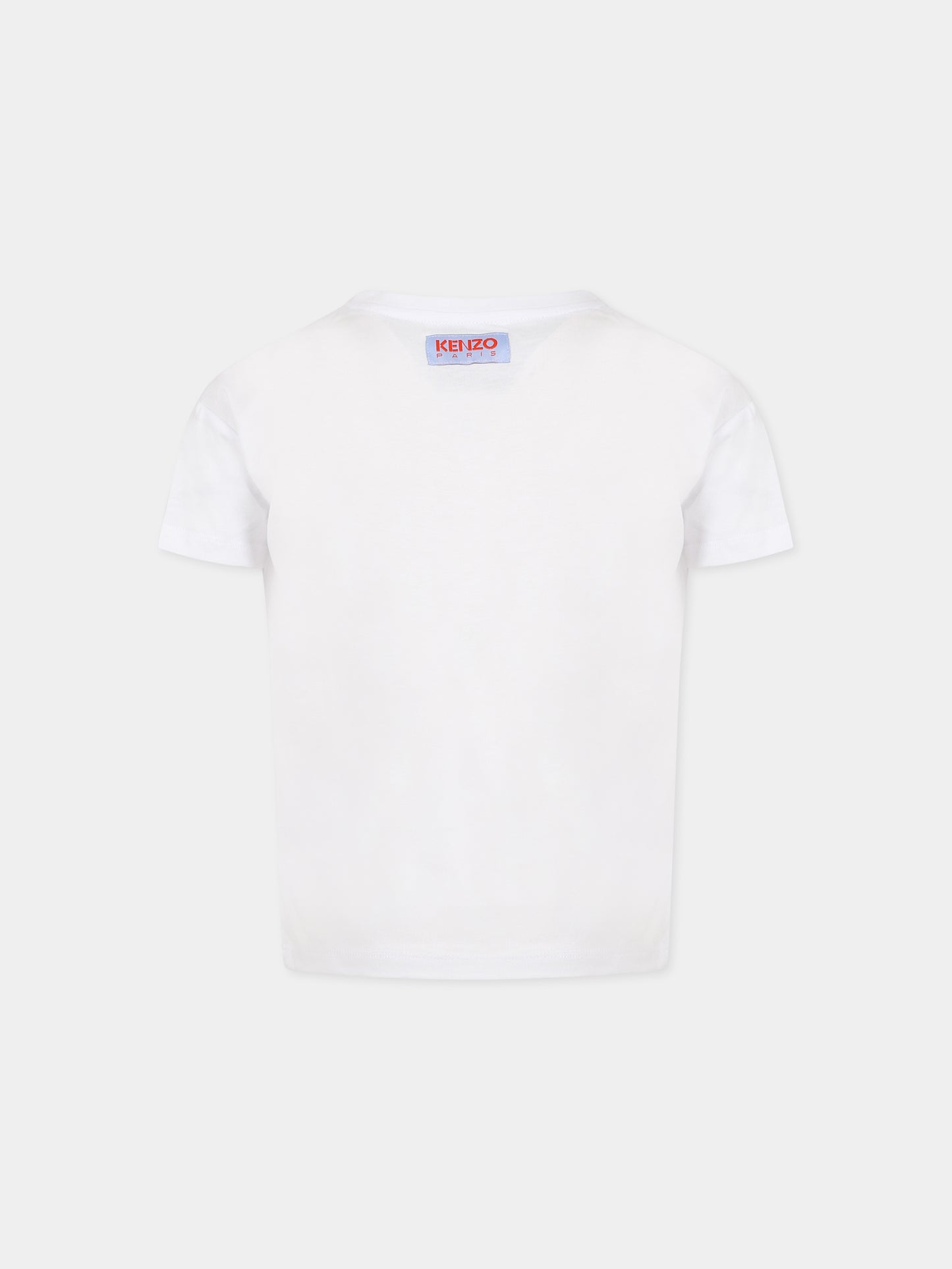 Completo multicolor per bambina con stampa tigre e logo,Kenzo Kids,K18003 78G