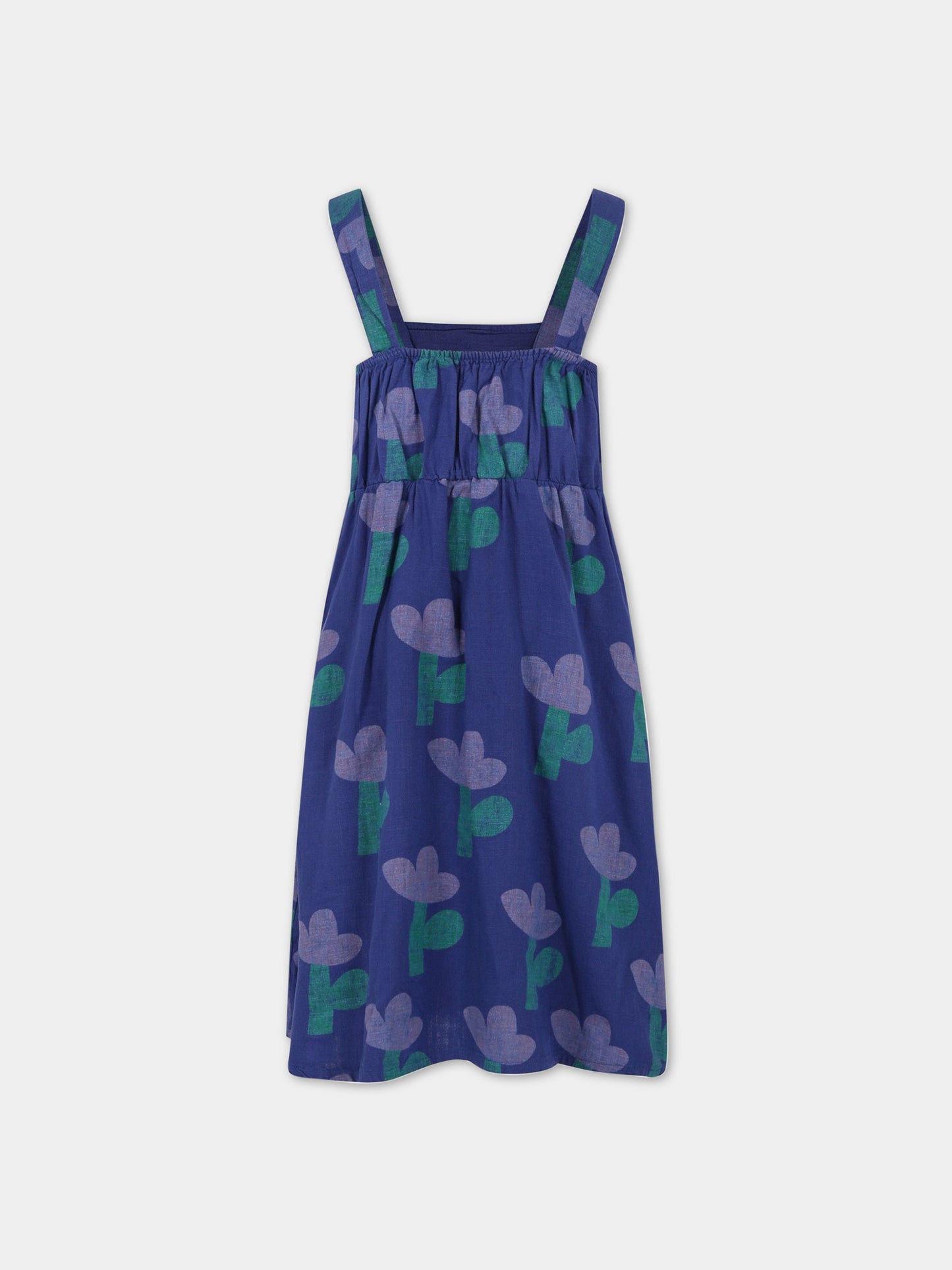 Vestito blu per bambina con logo,Bobo Choses,123AC131