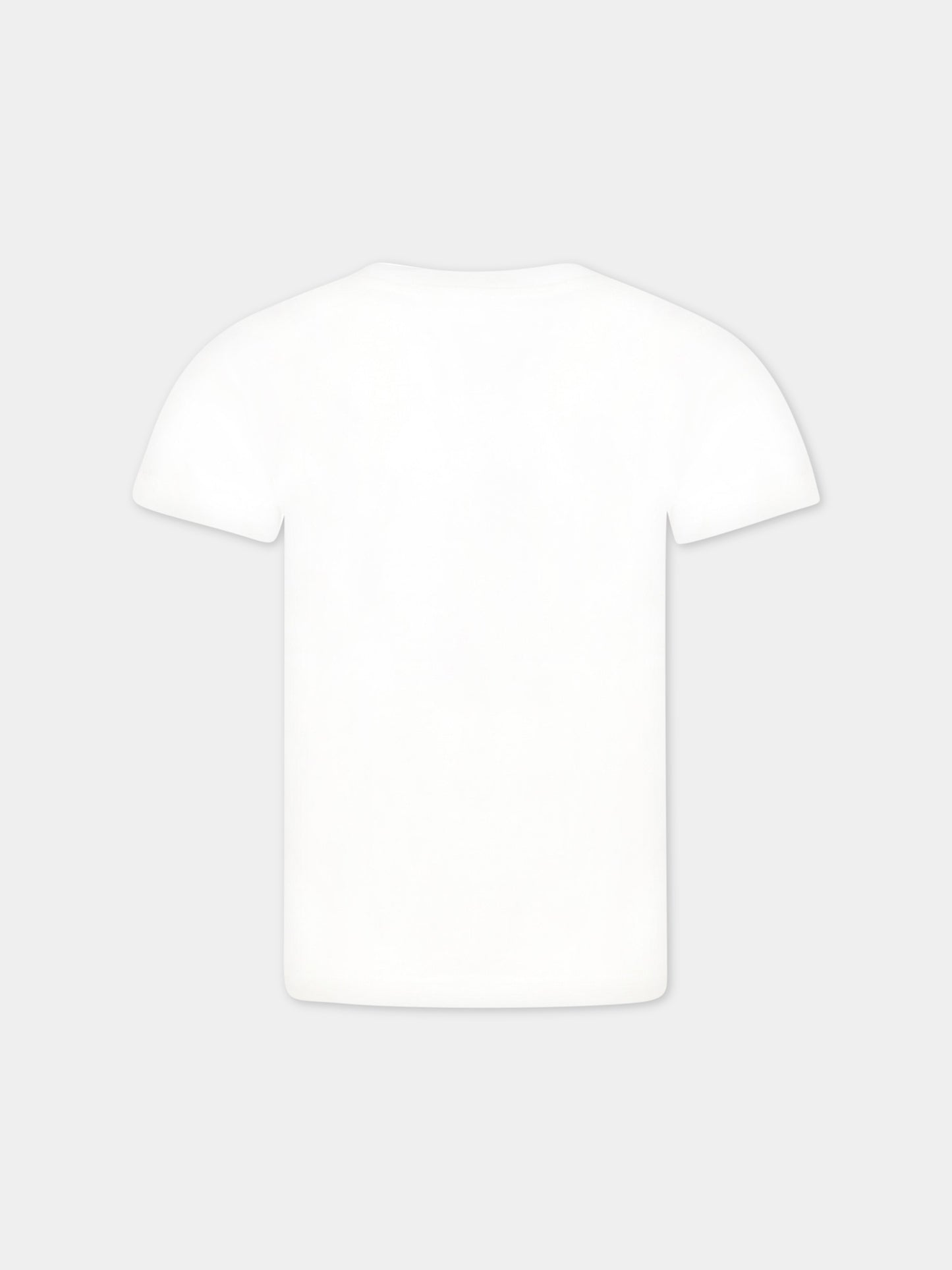 T-shirt bianca per bambina con Medusa,Versace,1000052 1A06483 2W070