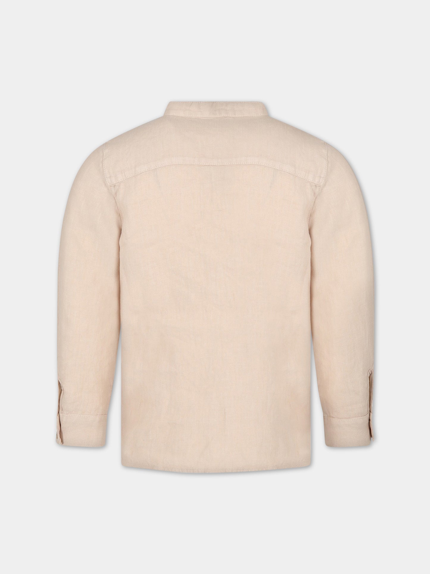 Camicia beige per bambino,Zhoe & Tobiah,LIN3 23