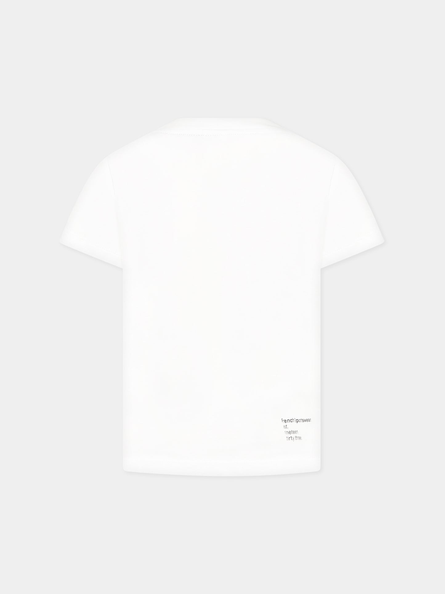 T-shirt bianca per bambino con iconico coccodrillo,Lacoste,TJ0641 001