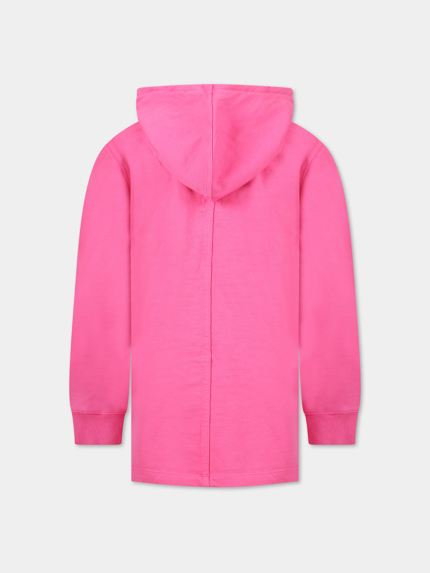 Felpa fucsia per bambina,Rick Owens,BG01C7285 RIG 13