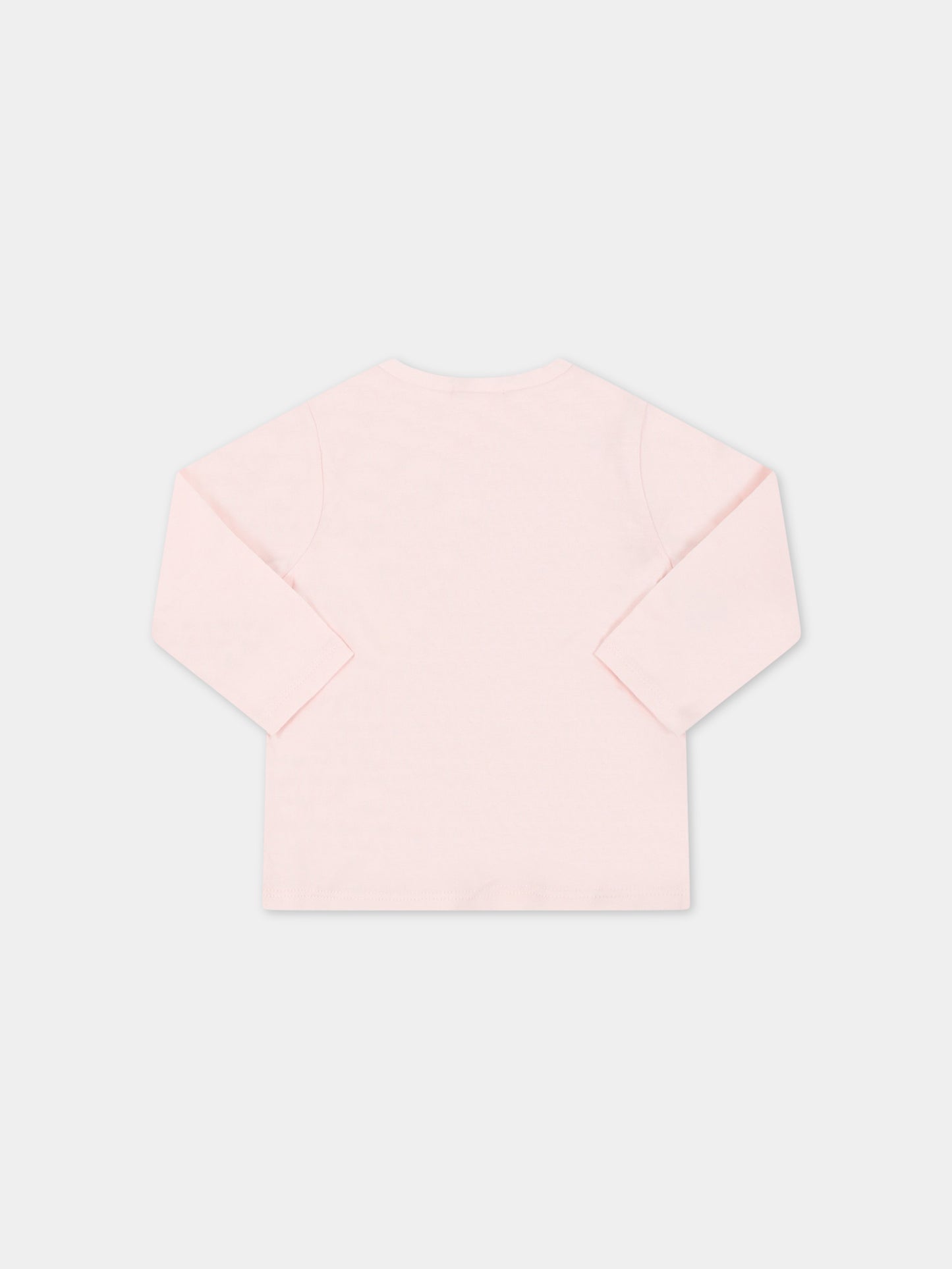 T-shirt rosa per neonata con unicorno,Billieblush,U05363 45S