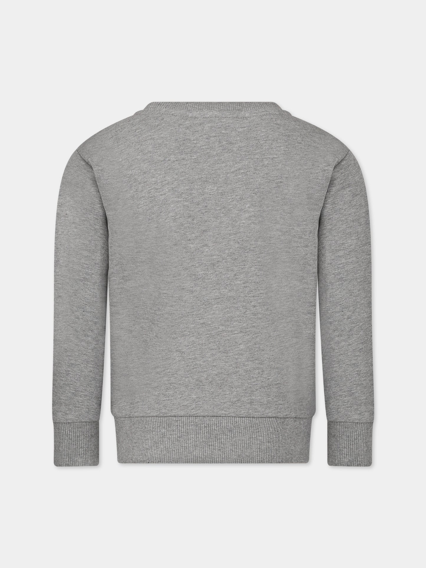 Felpa grigia per bambini con logo,A.p.c.,COEZD E27851 PLA HEATHER GREY