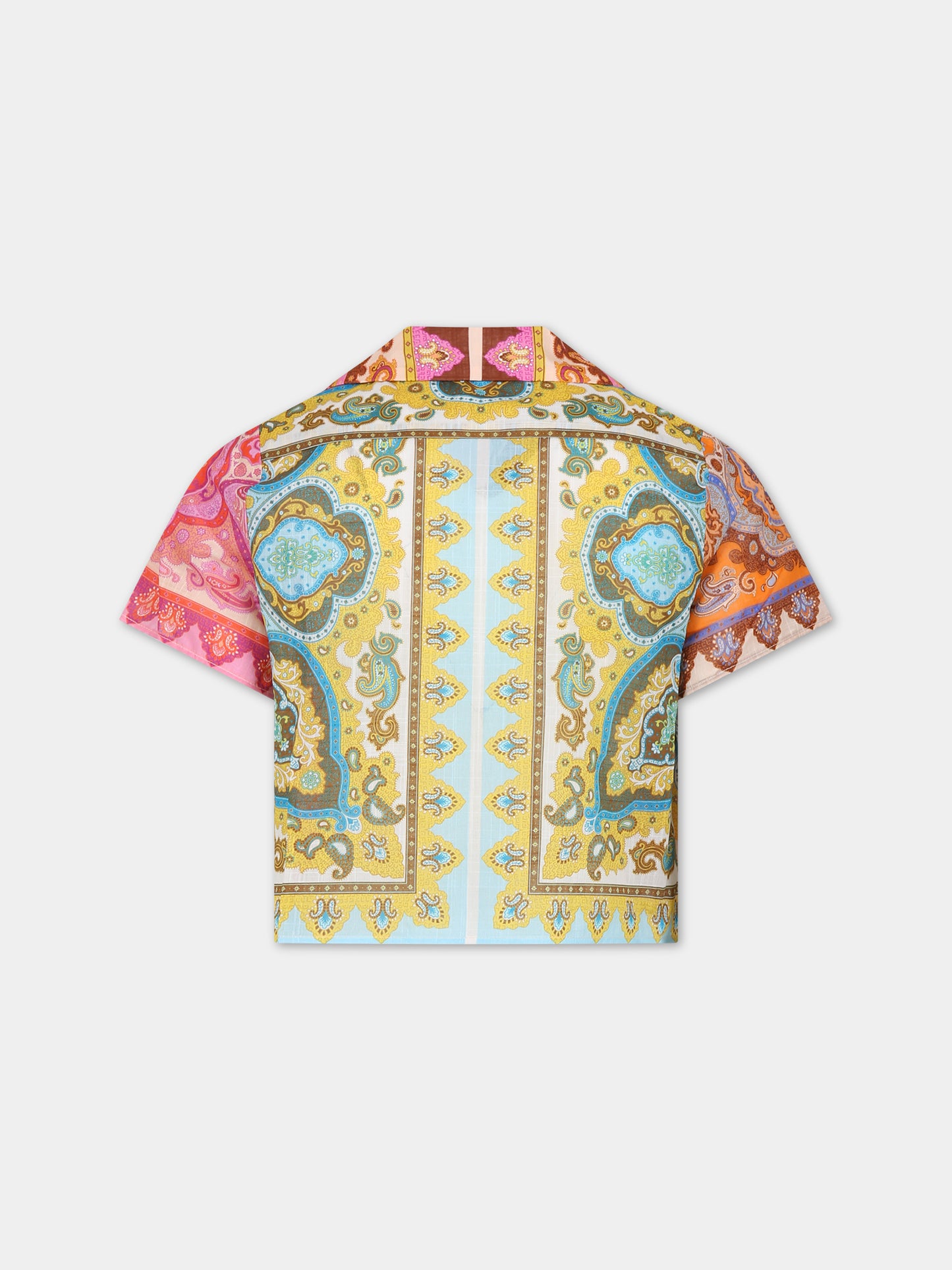 Camicia multicolor per bambina con stampa,Zimmermann,7715TSS235