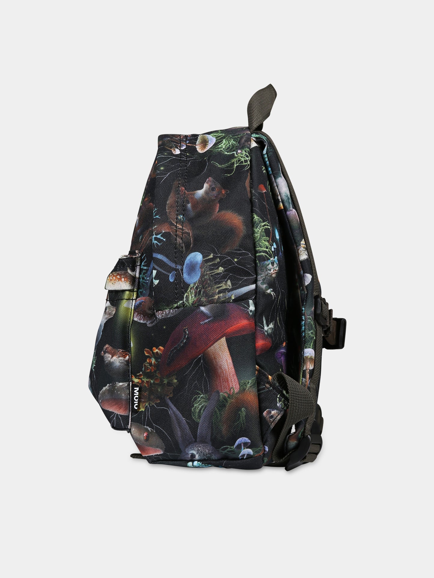 Zaino nero per bambini con animali,Molo,7W23V203 6863