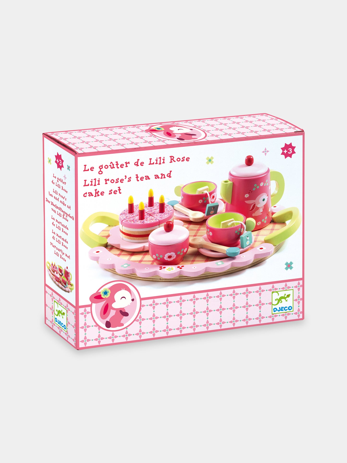 Set rosa da té per bambina,Djeco,DJ06639