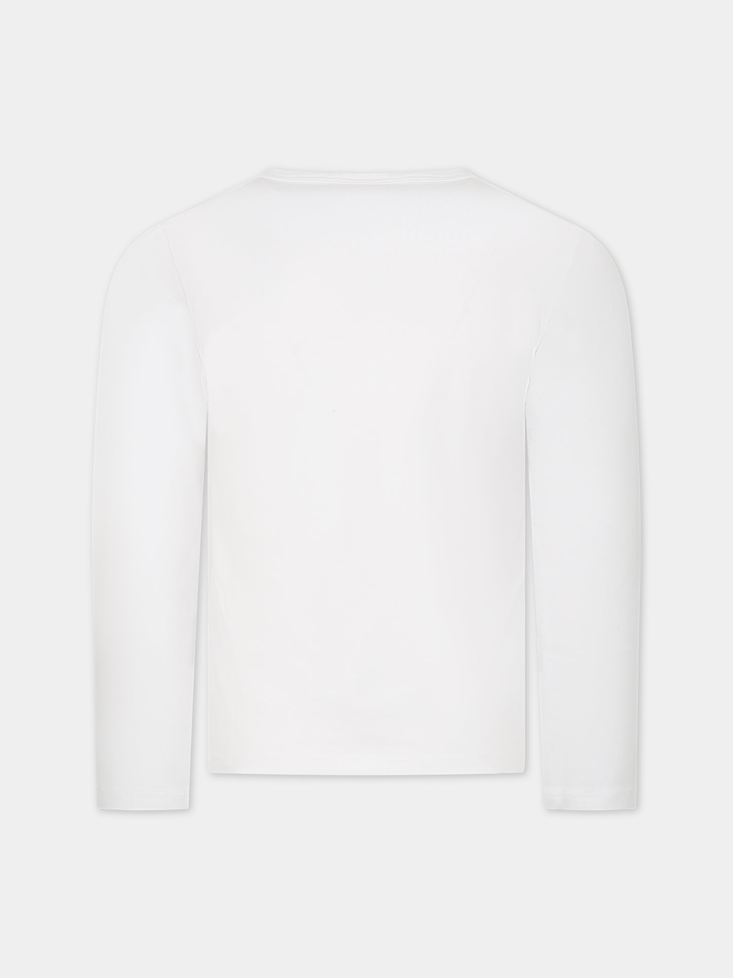 T-shirt bianca per bambina con logo,Dimensione Danza,032165/66 002