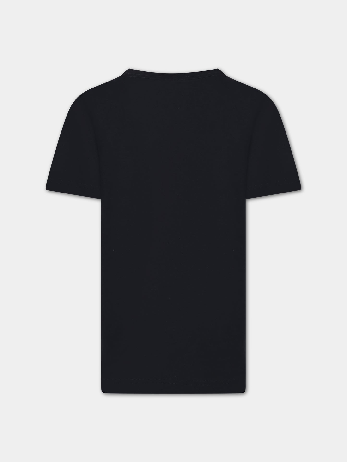 T-shirt nera per bambino con stampa,Jordan,95C346 023