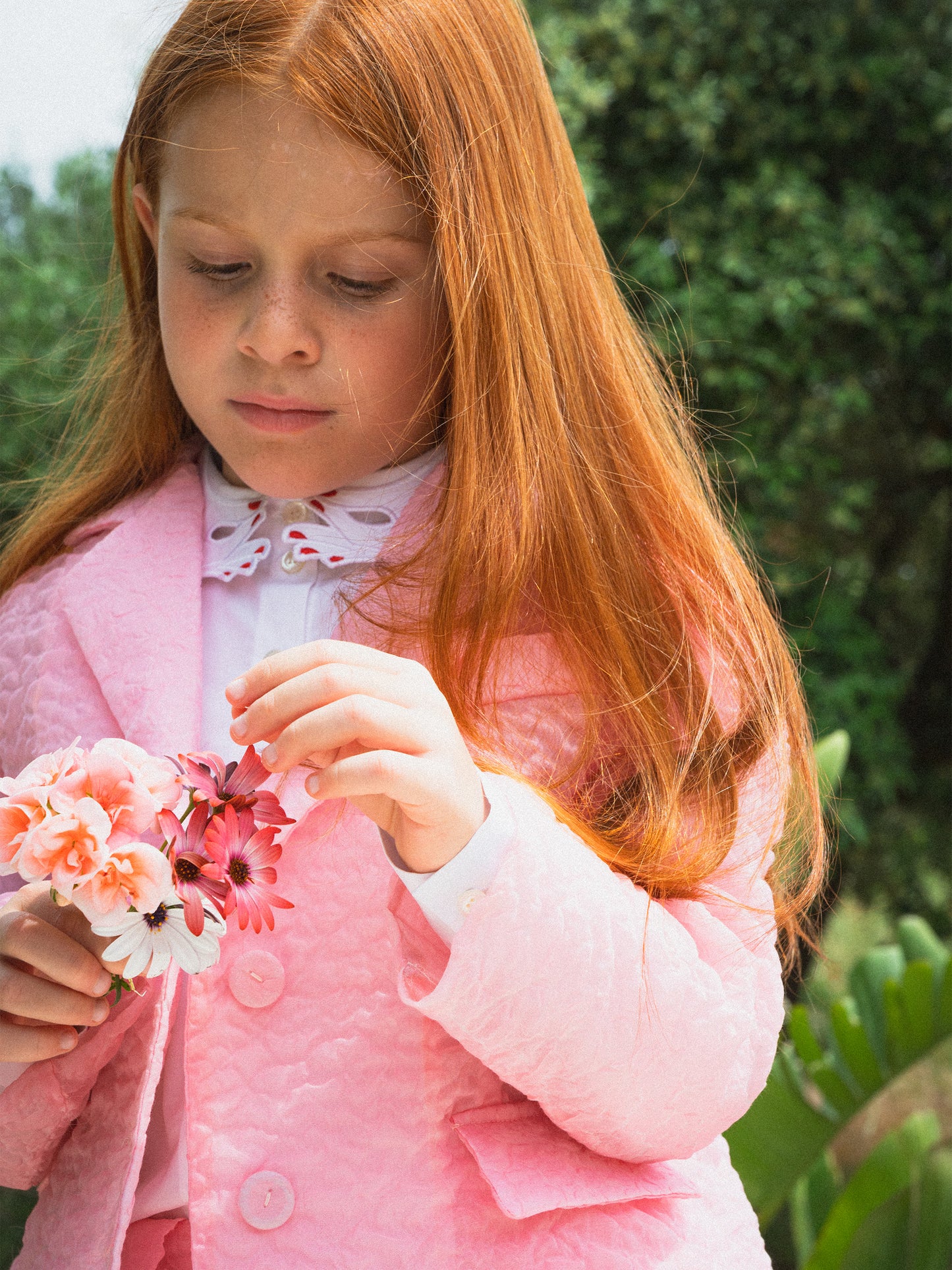 Veste rose pour fille