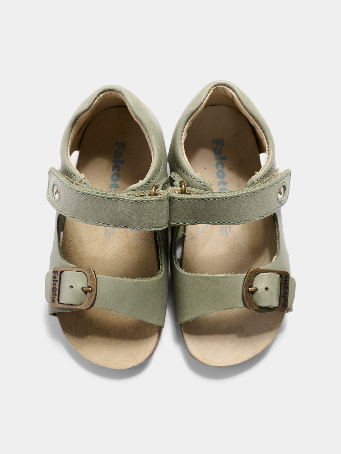 Sandalo verde Bea per neonato