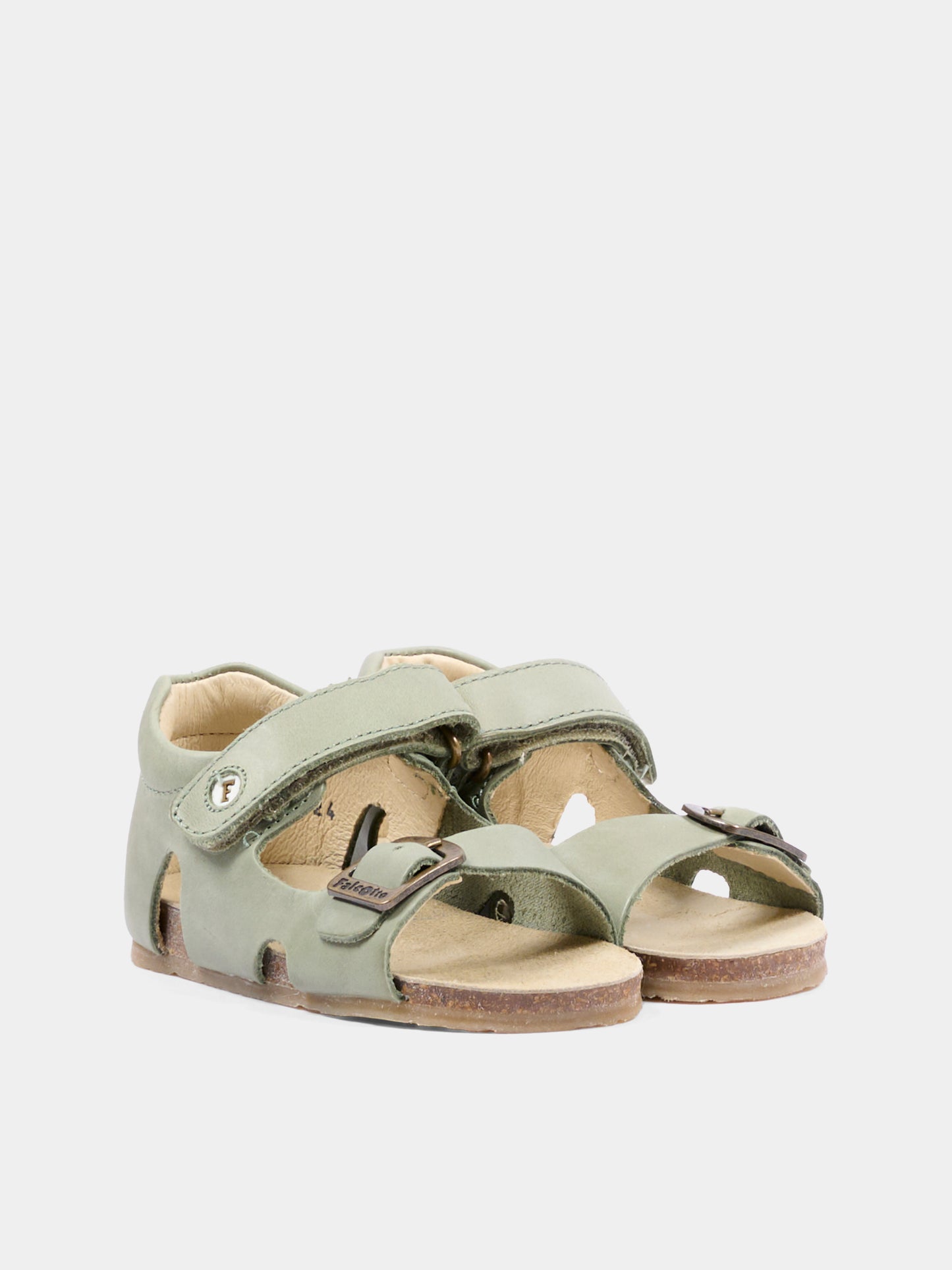 Sandalo verde Bea per neonato