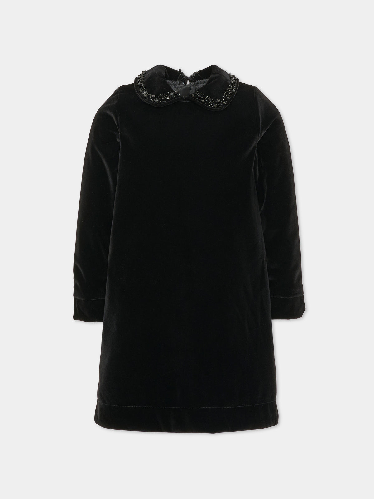 Robe élégante noire Carli pour fille