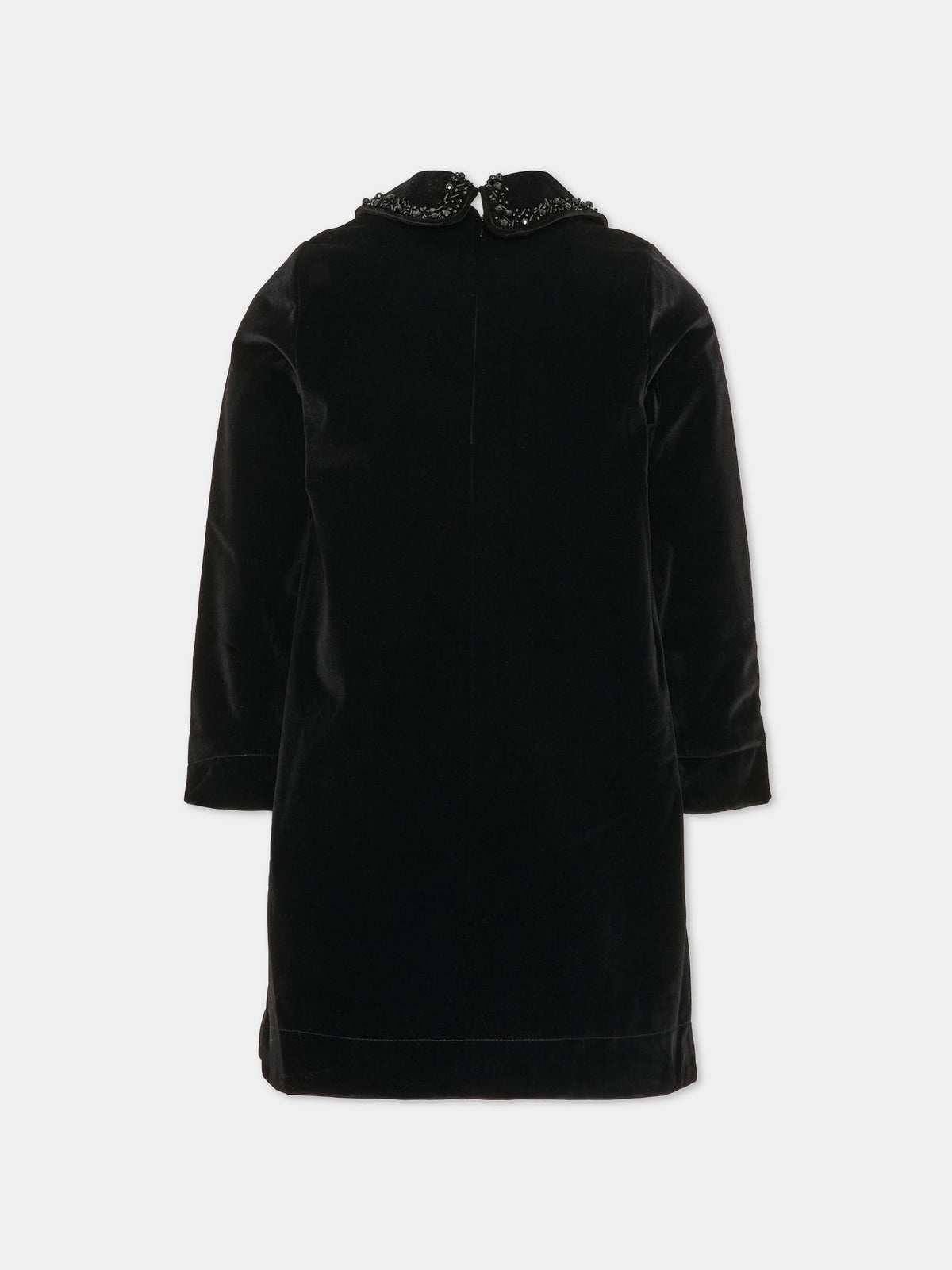 Robe élégante noire Carli pour fille