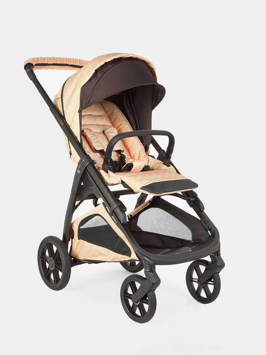 Poussette beige pour bébé enfants