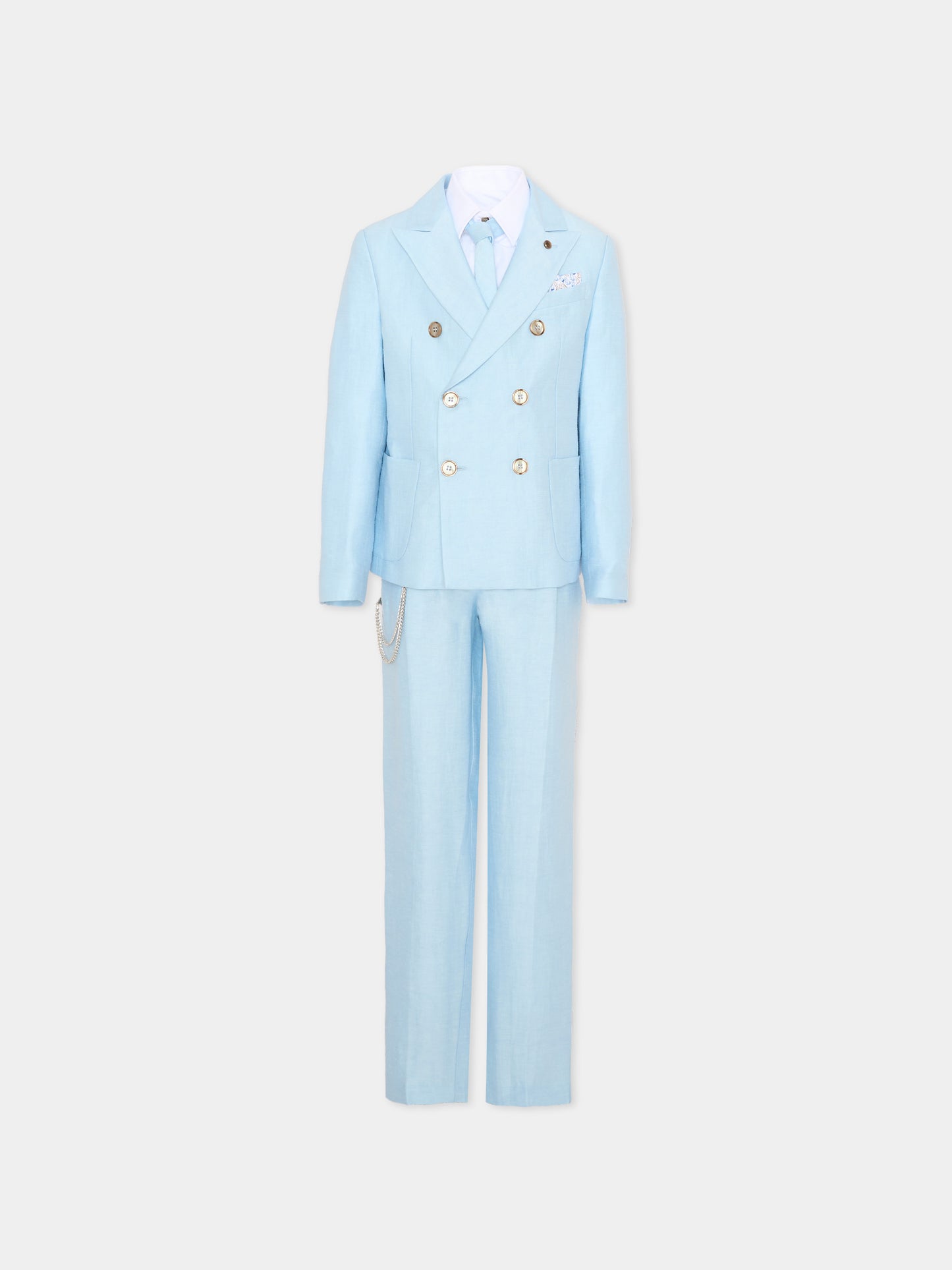 Ensemble élégant bleu ciel pour garçon