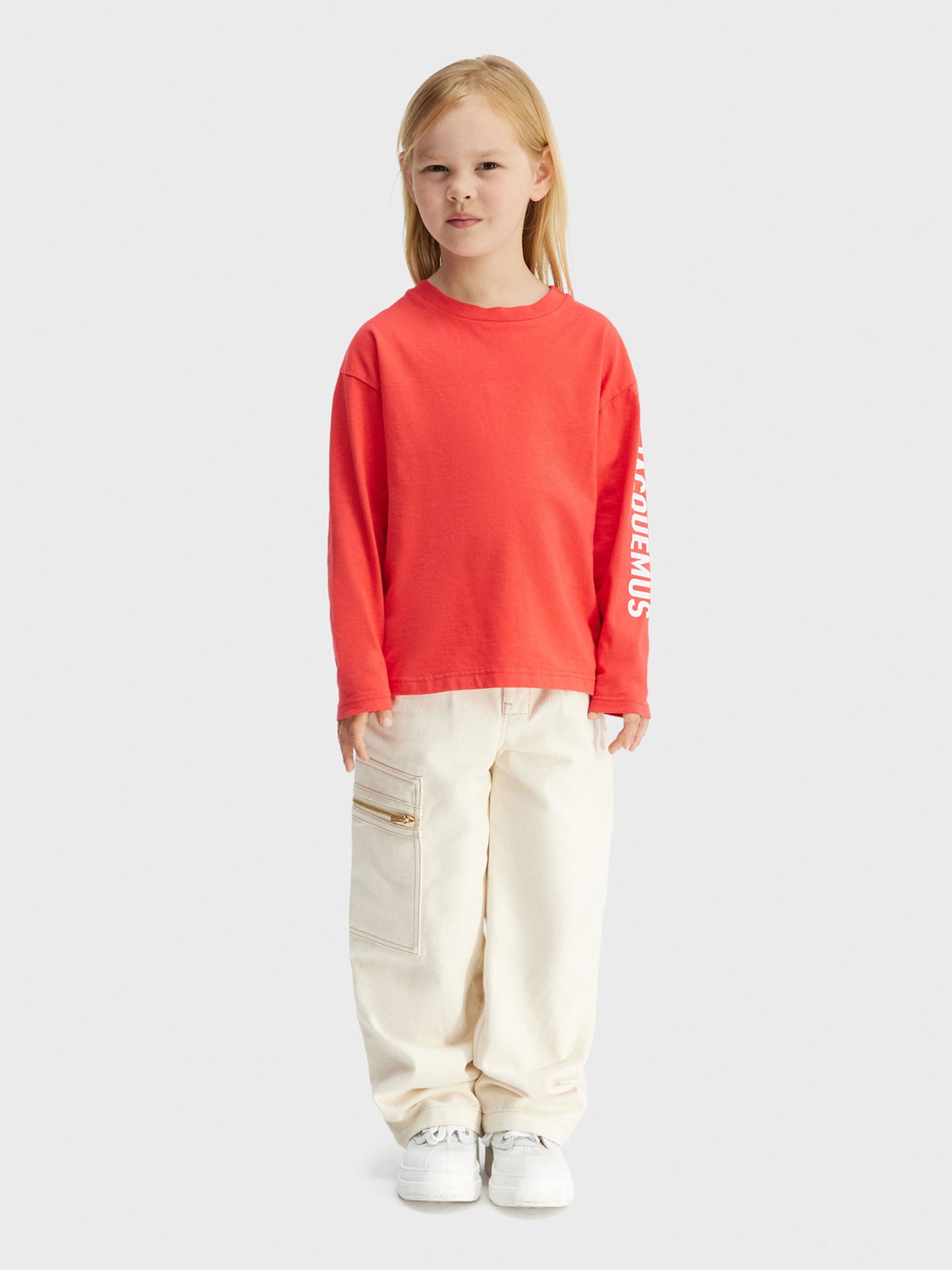 T-shirt rouge 'Le Manches Longues' pour enfants