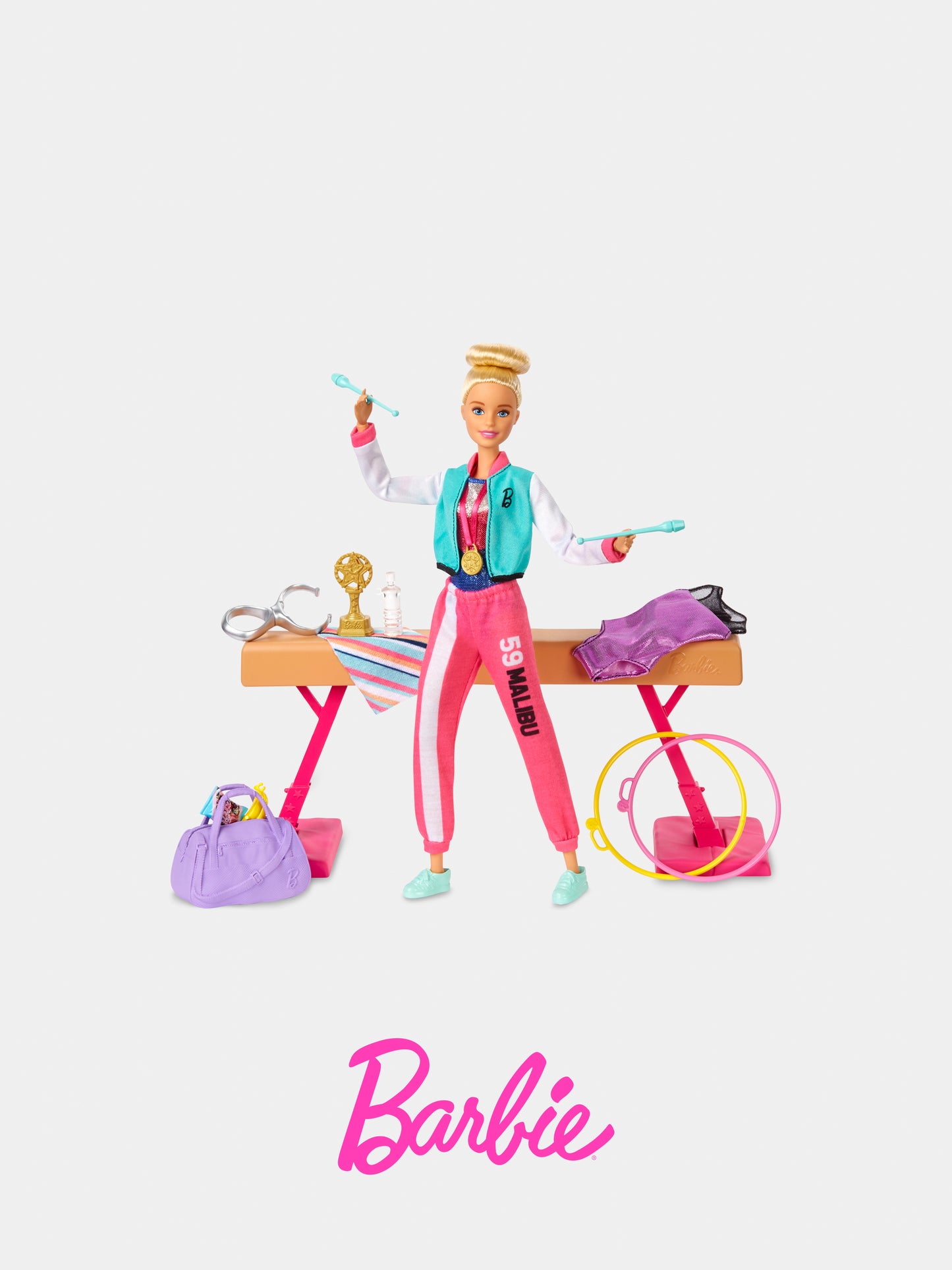 Barbie Gymnaste Playset pour fille