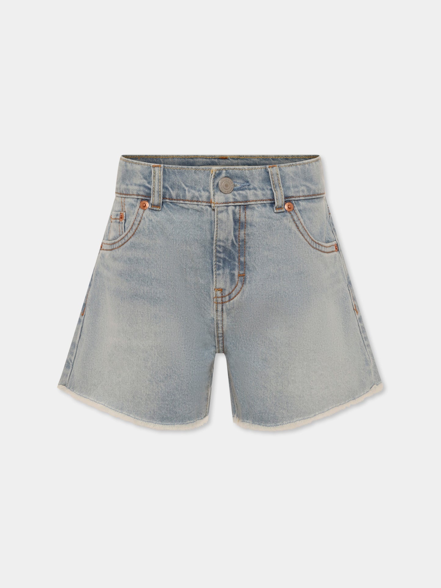 Short denim pour fille