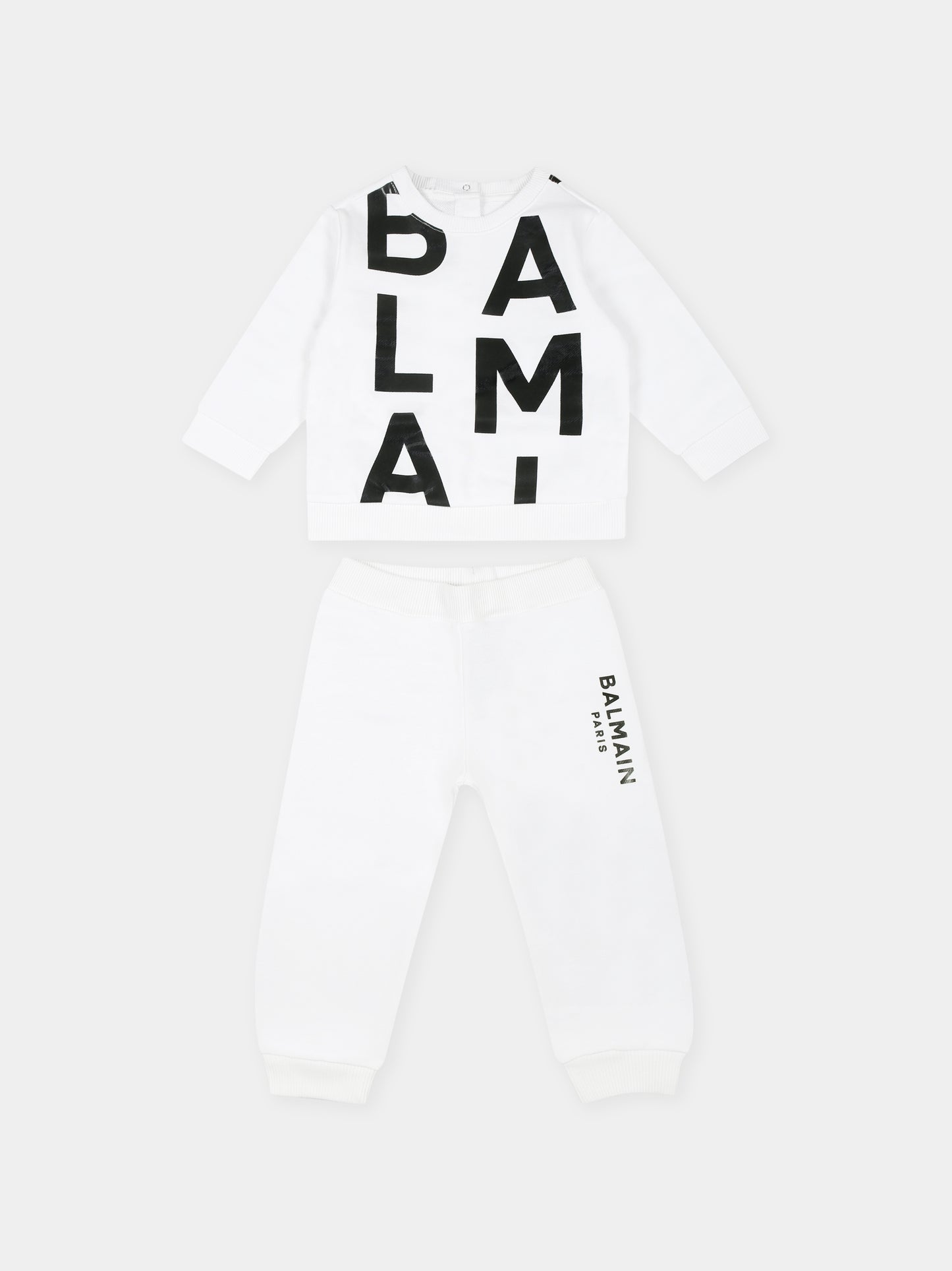 Sweat blanc pour bébé enfants avec logo