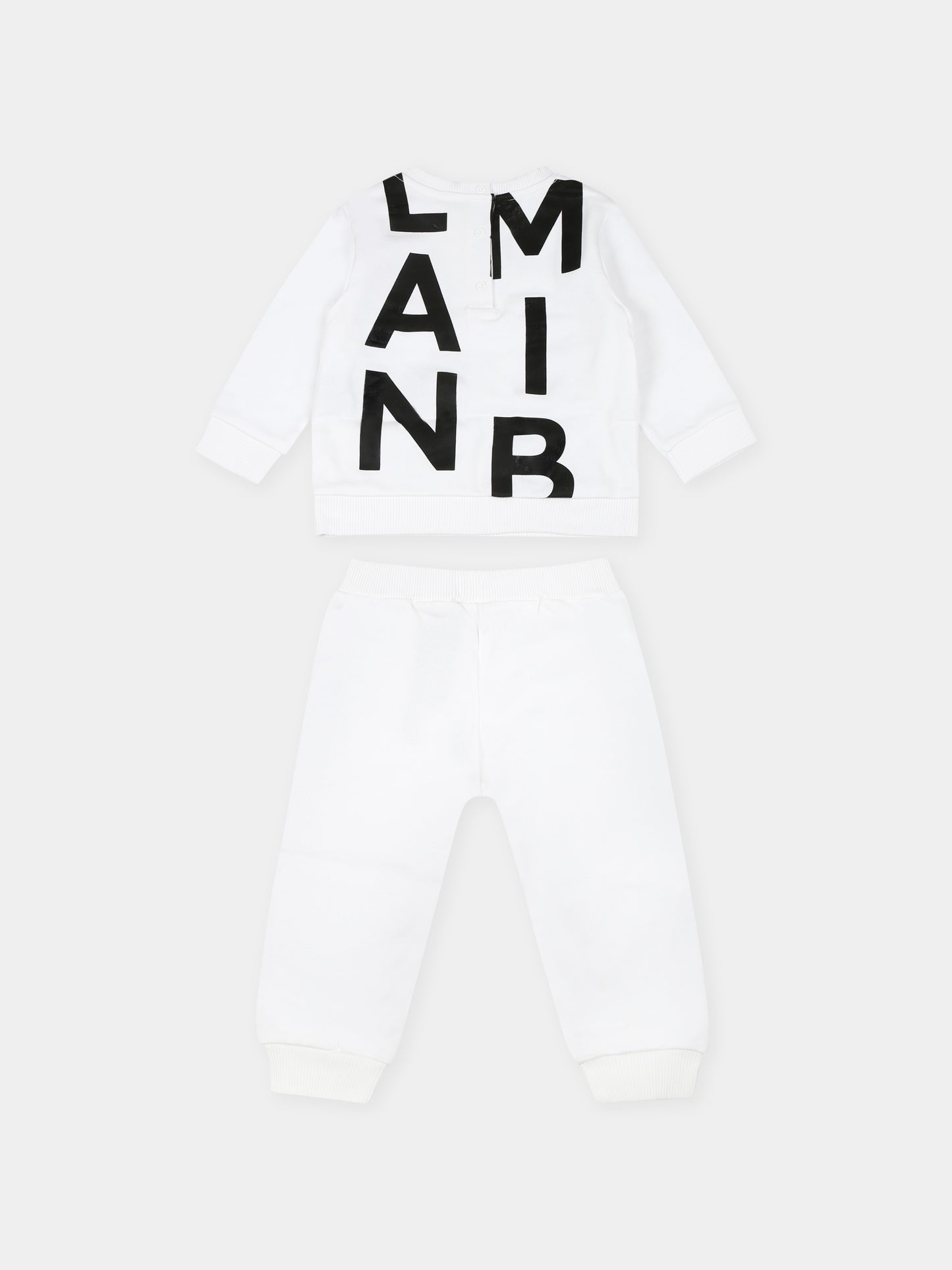 Sweat blanc pour bébé enfants avec logo