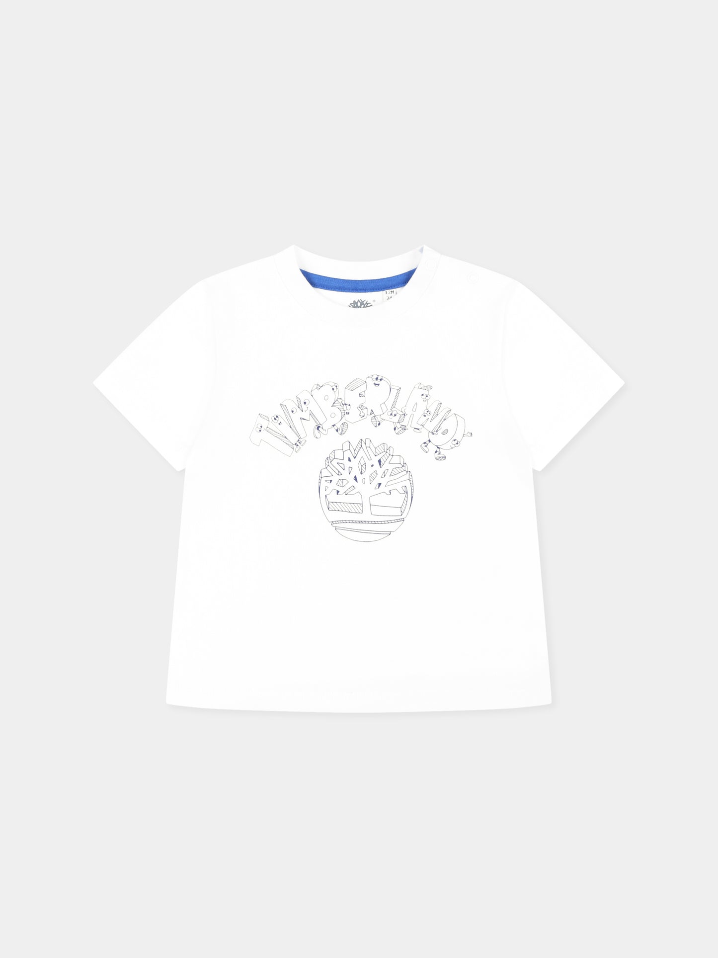 Ensemble bleu clair pour bébé garçon avec arbre