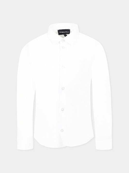 Chemise blanche pour garçon