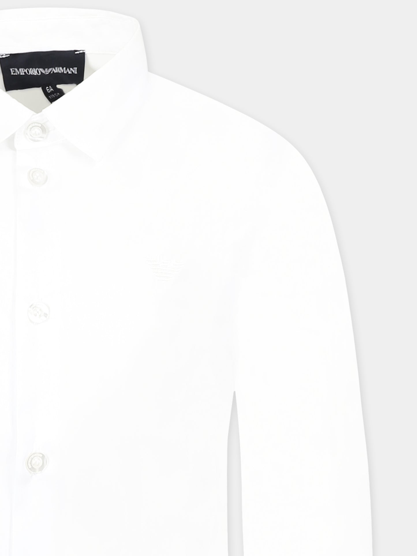 Chemise blanche pour garçon