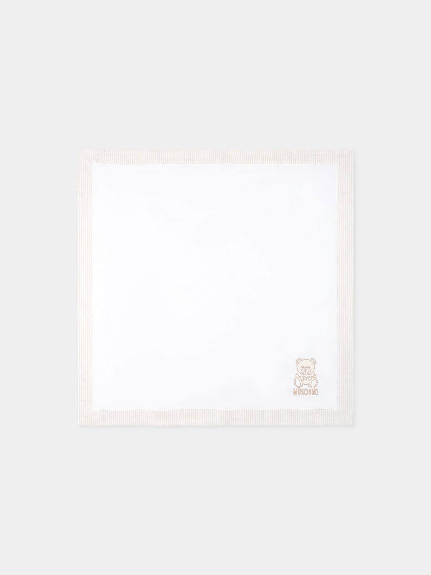 Couverture blanc pour bébé enfants avec Teddy Bear