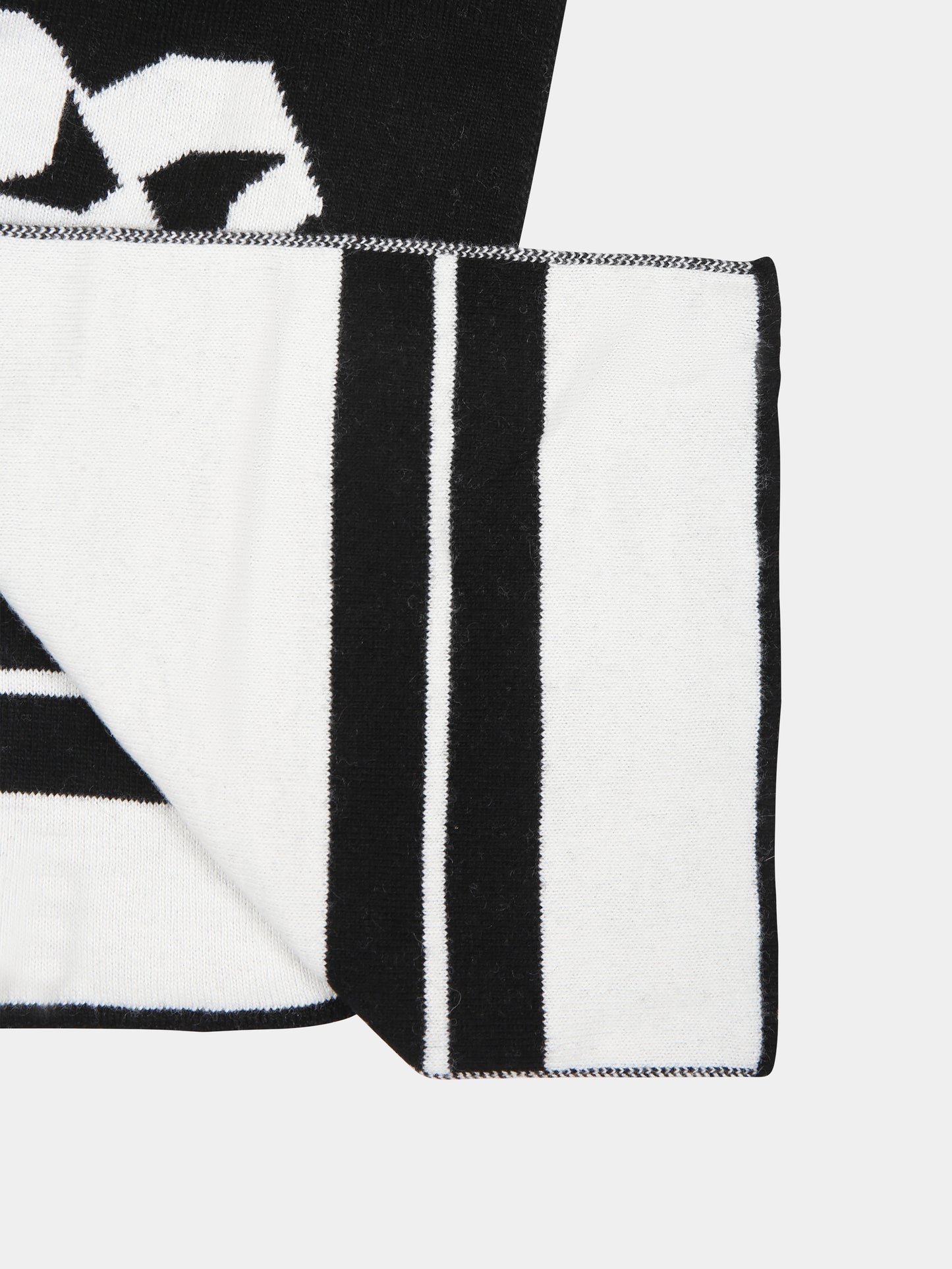 Echarpe noire pour enfants avec logo