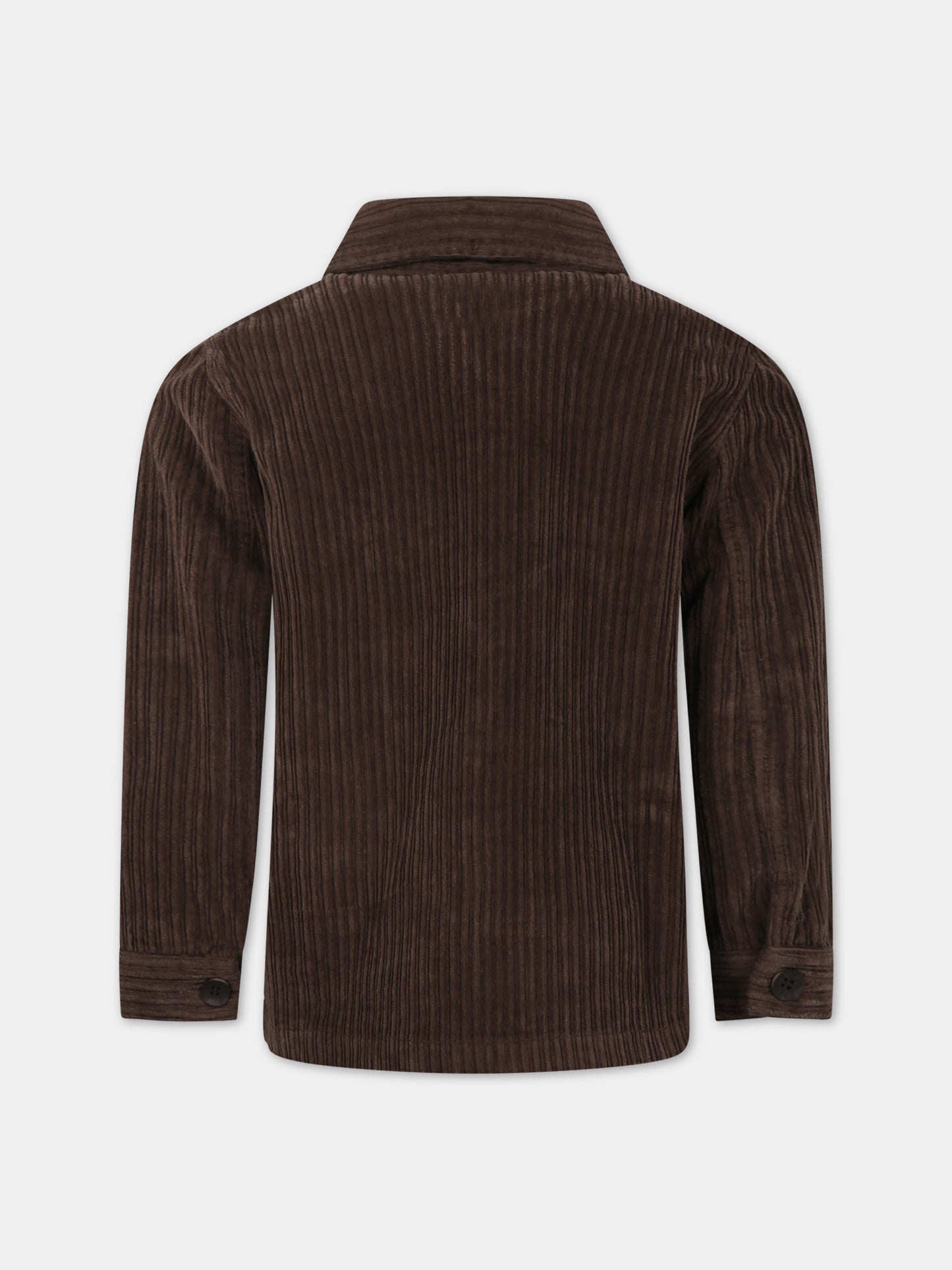 Chemise marron pour garçon