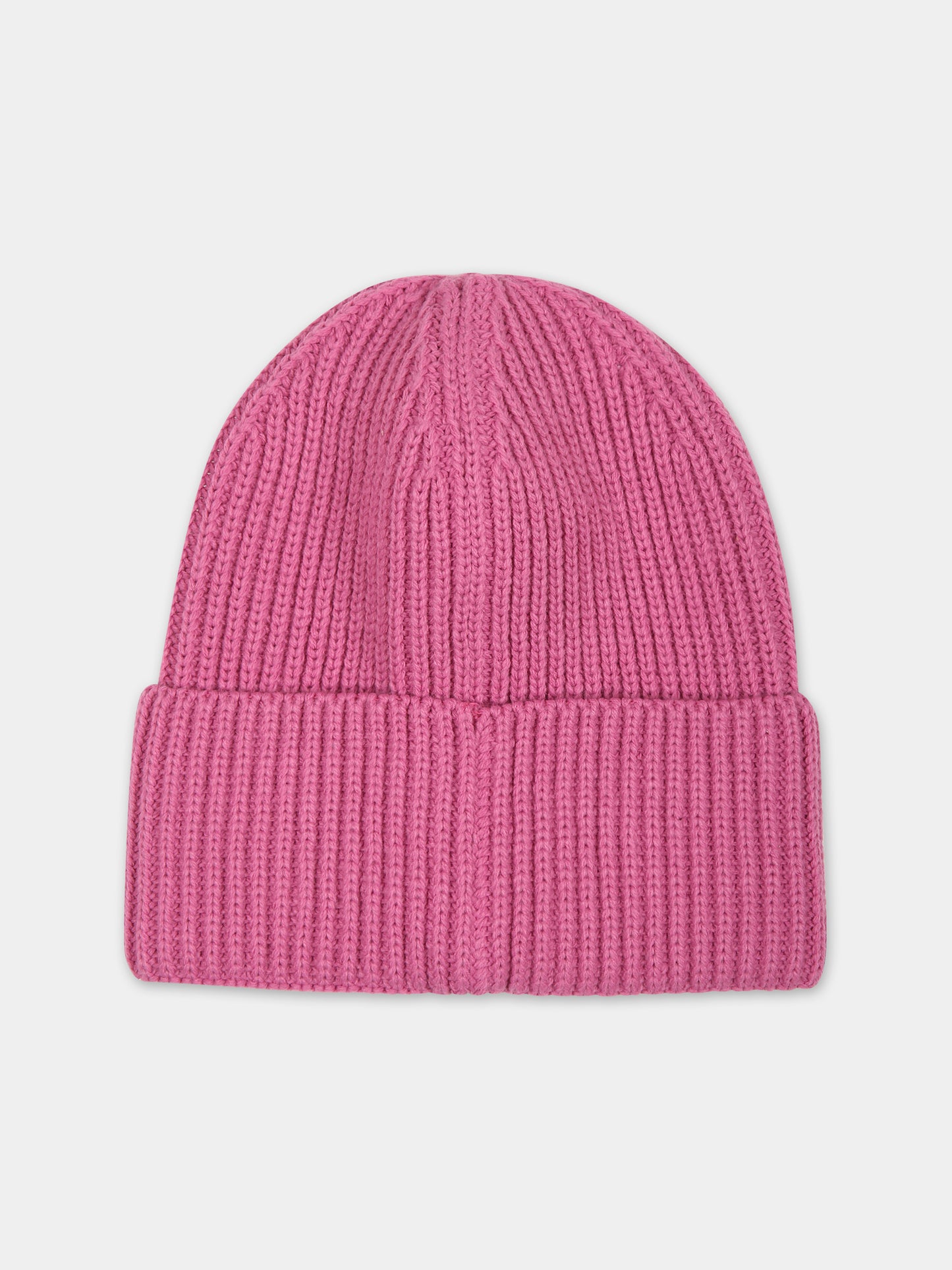 Casquette fuchsia pour fille avec logo