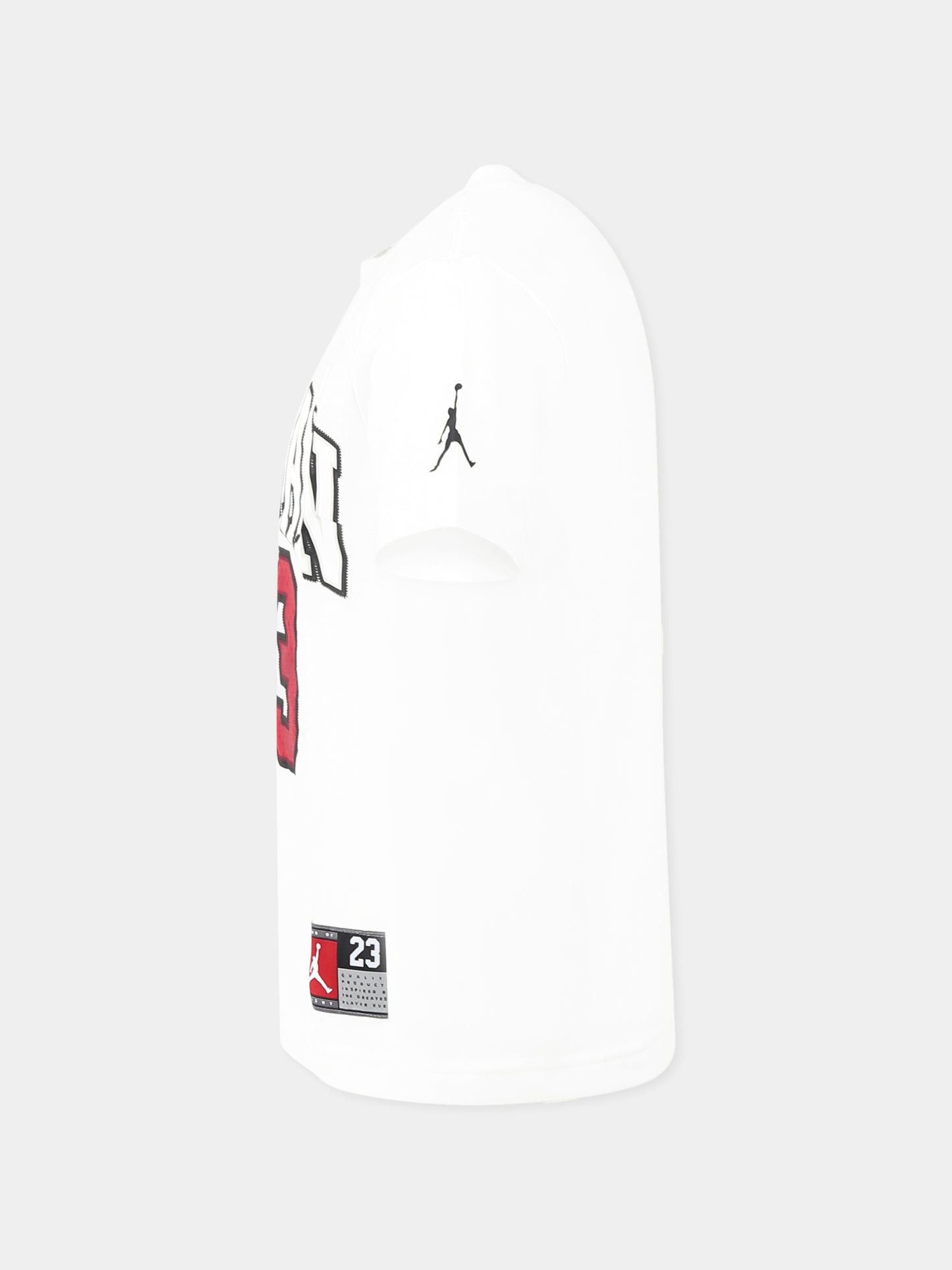 T-shirt blanc pour garçon avec logo