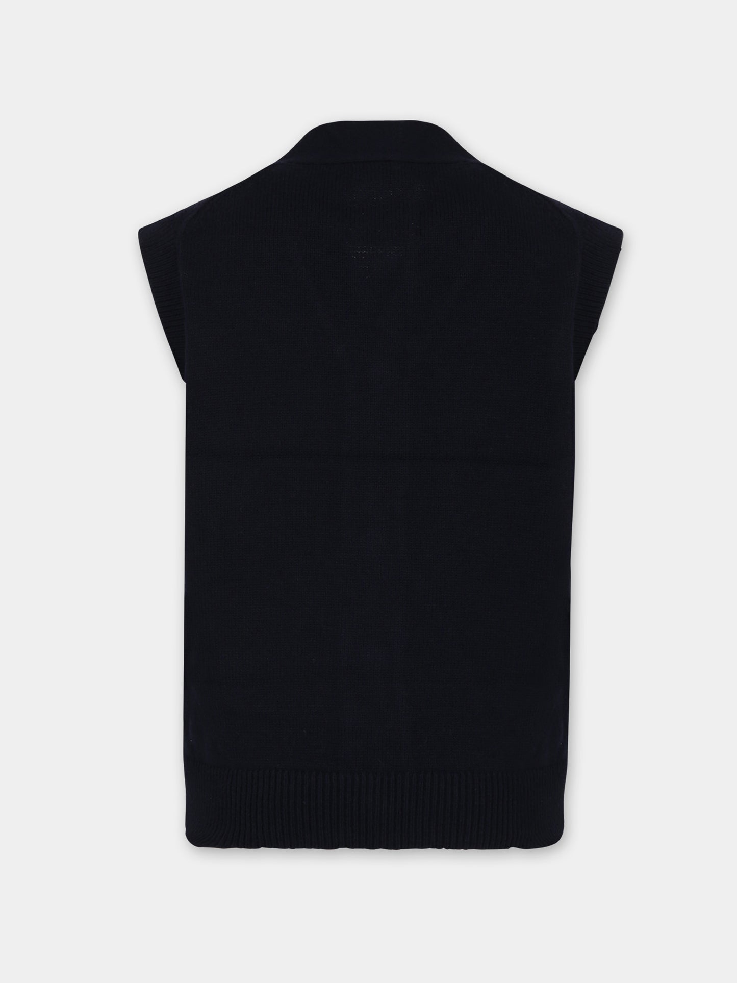 Pull gilet pour garçon avec logo