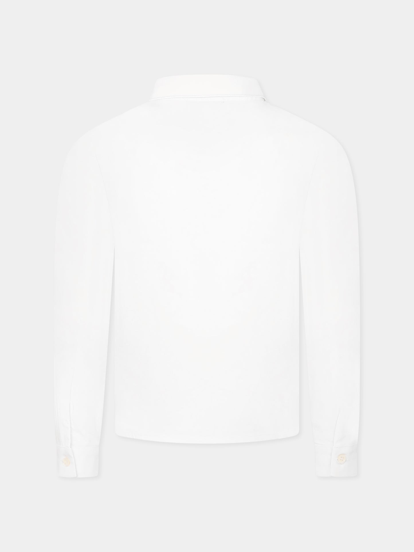Chemise blanche pour fille avec