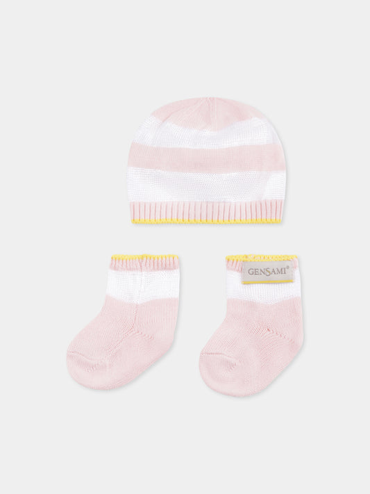 Ensemble d'accessoires rose pour bébé fille