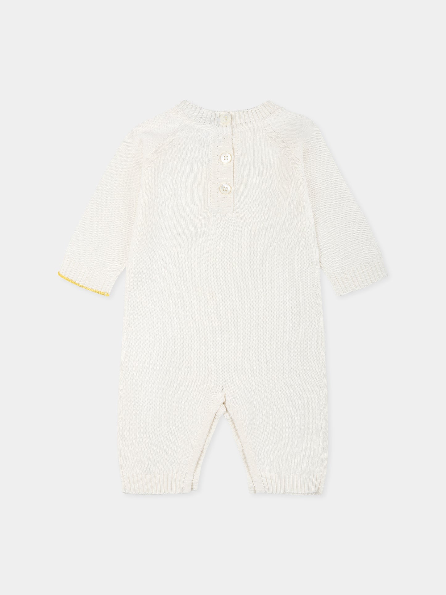 Tutina avorio per neonati,Gensami,TU01-B-TRE OFF WHITE