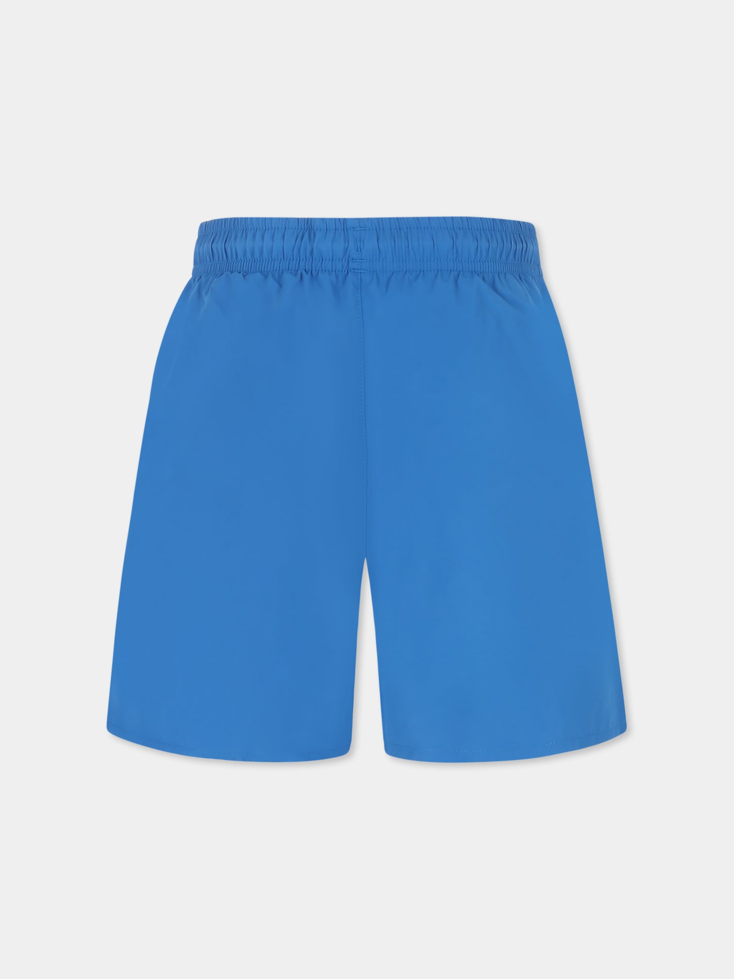 Short de bain bleu clair pour garçon avec crocodile