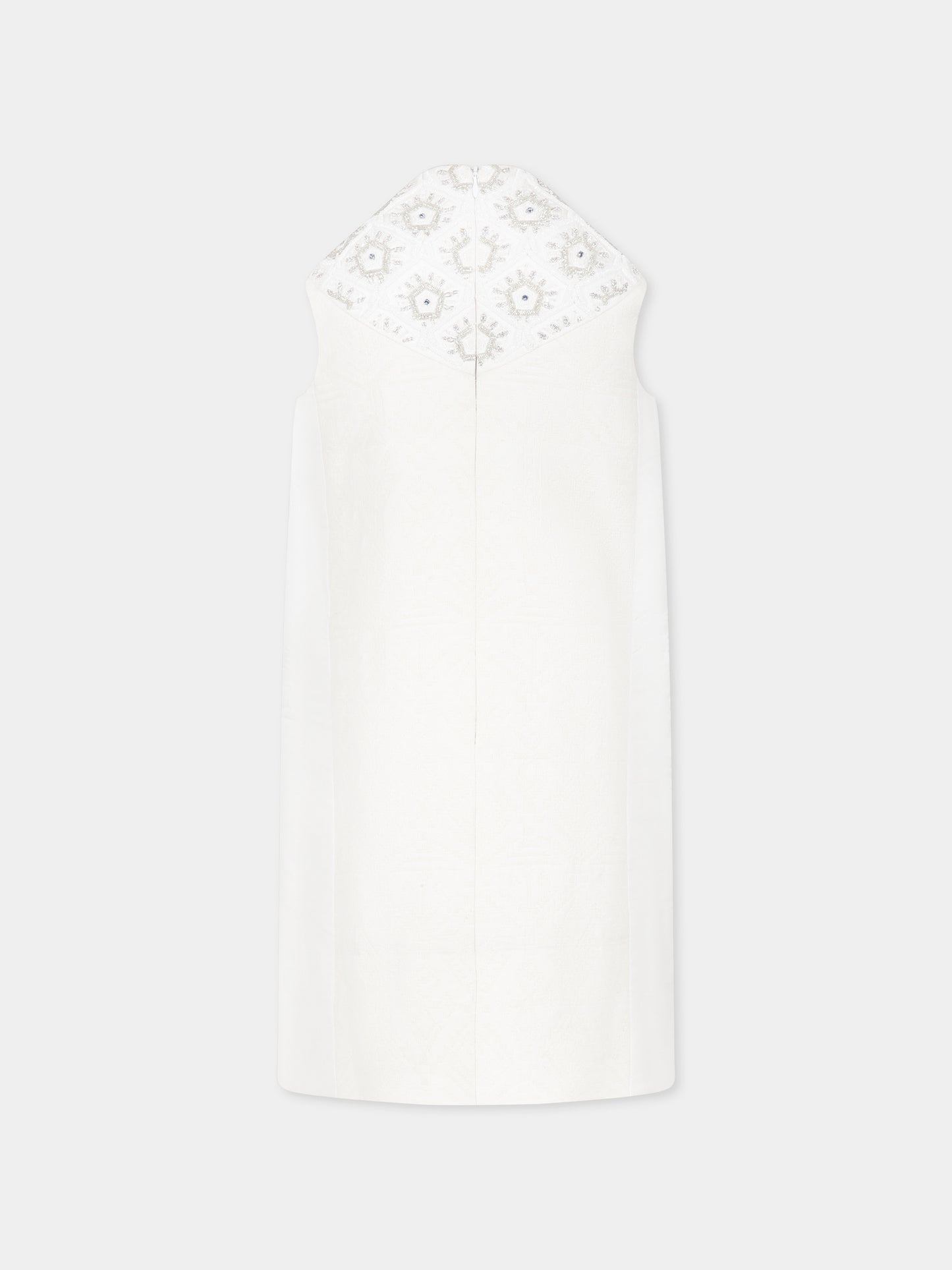 Robe ivoire pour fille avec fleurs